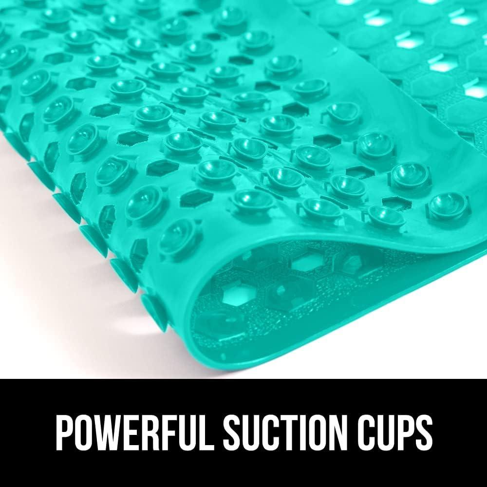 Alfombra de Baño Gorilla Grip 89x41 cm Turquesa Lavable