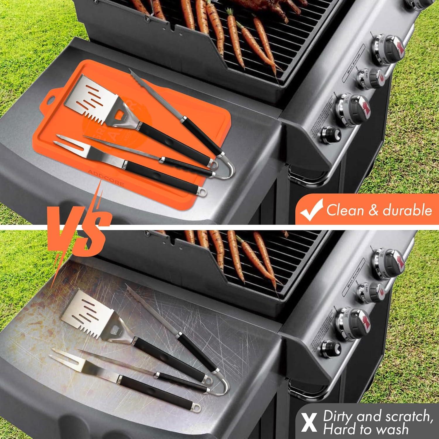 Alfombrilla de Silicona Resistente al Calor ADDCORE Naranja