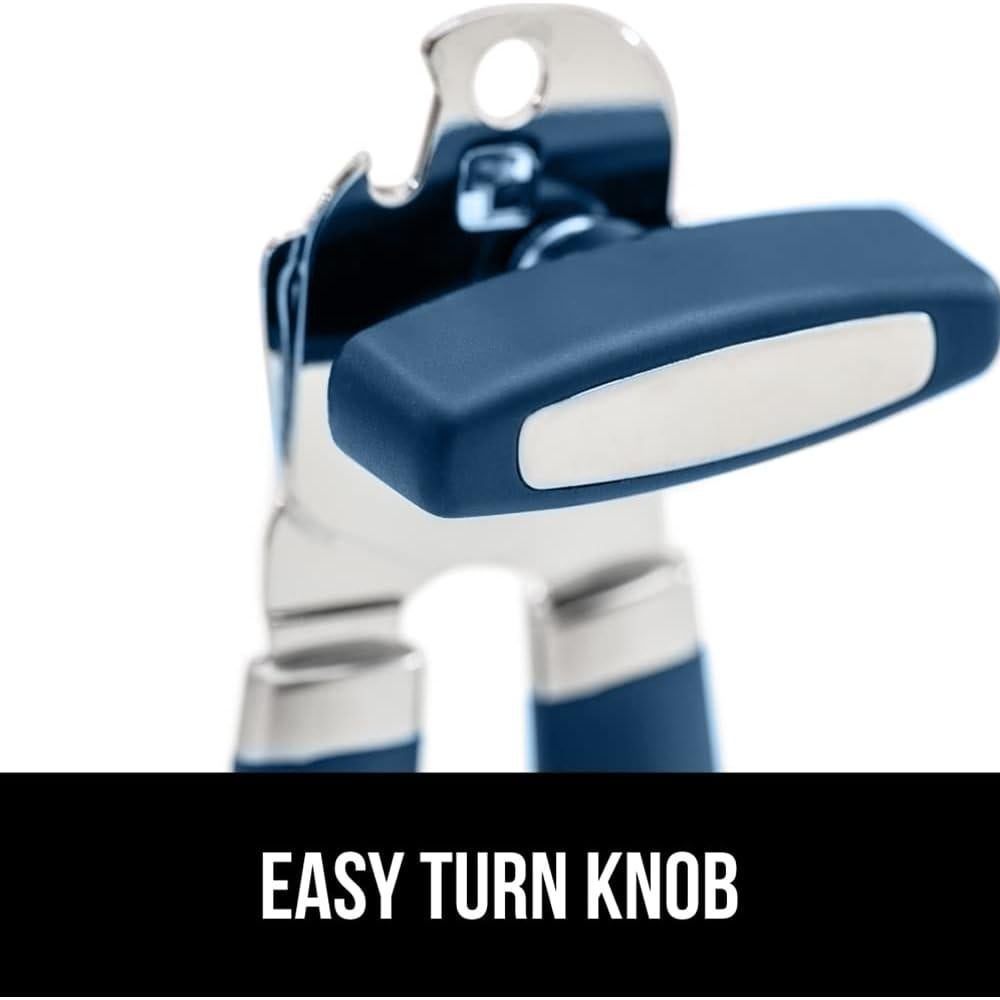 Abrelatas Manual GORILLA GRIP Acero Inoxidable Azul 17.78 cm