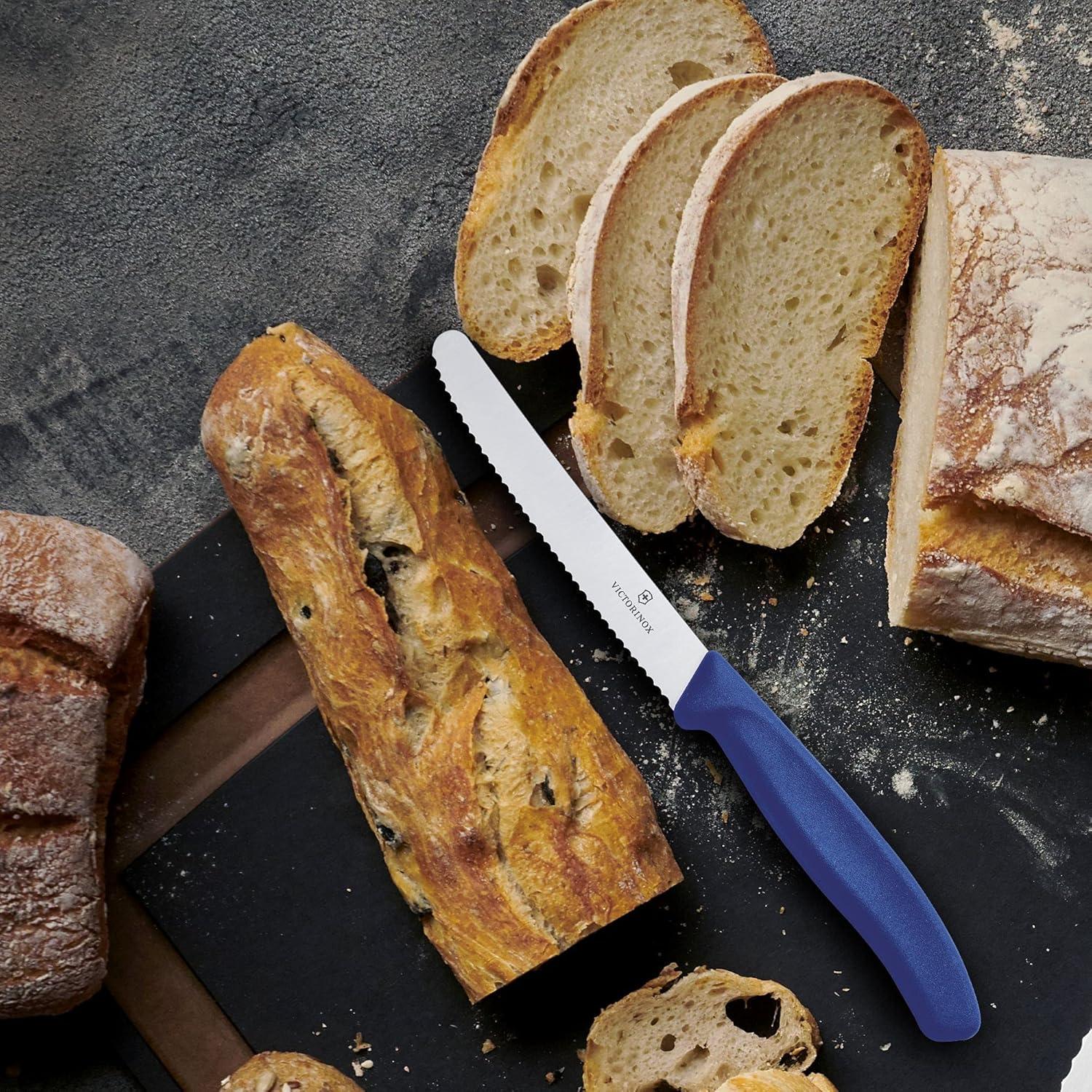 Cuchillo de Tomate Victorinox 6.7832 Azul 10.9 cm Serrado