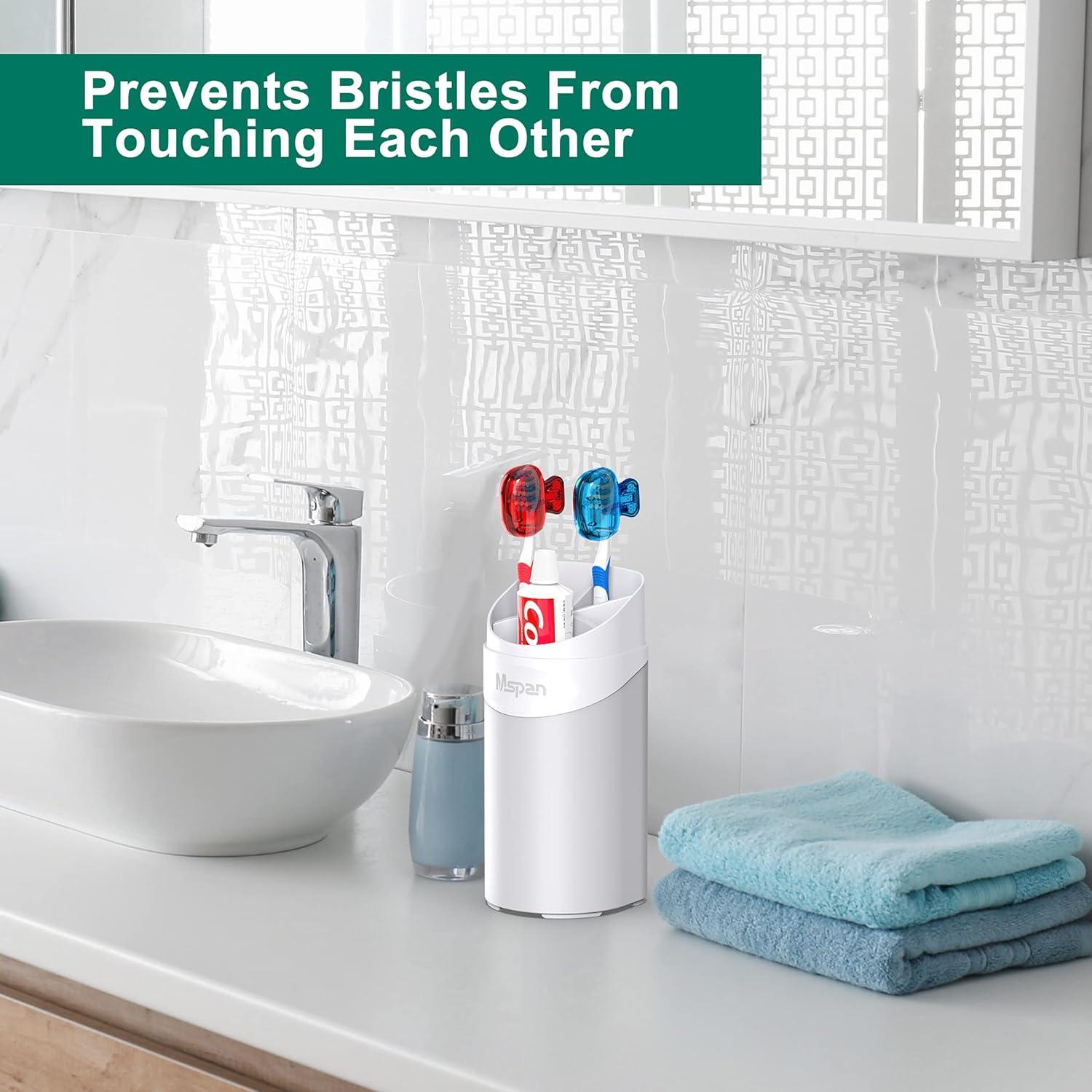 Cubierta de Cabezal de Cepillo de Dientes Mspan - Estuche Protector 4 Piezas