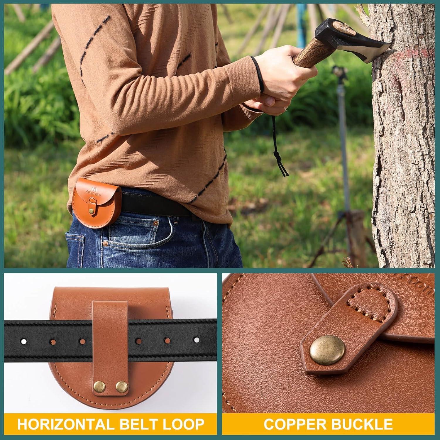 Afilador de Hachas Angerstone - Piedra de Afilado Doble Grano 180/320