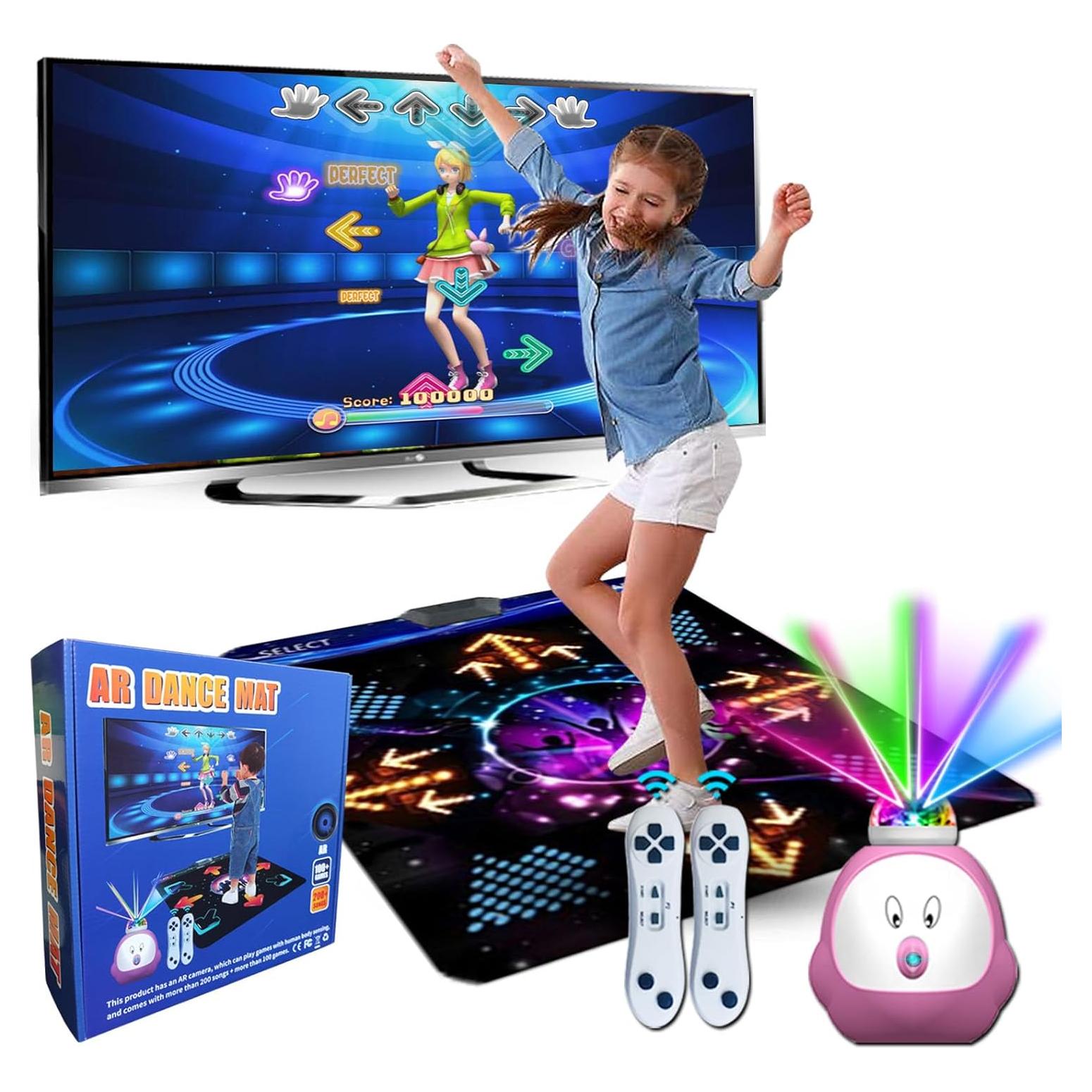 Alfombra de Baile YRPRSODF Electrónica con 100 Juegos y 200 Canciones