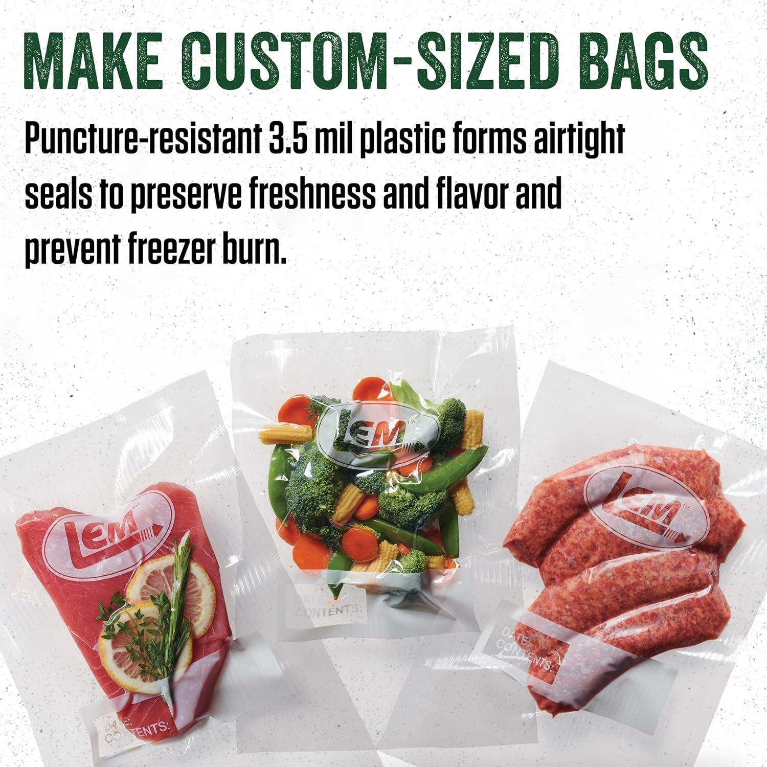 Sellador al Vacío LEM MaxVac 250 + 2 Rollos 28 cm x 4.88 m