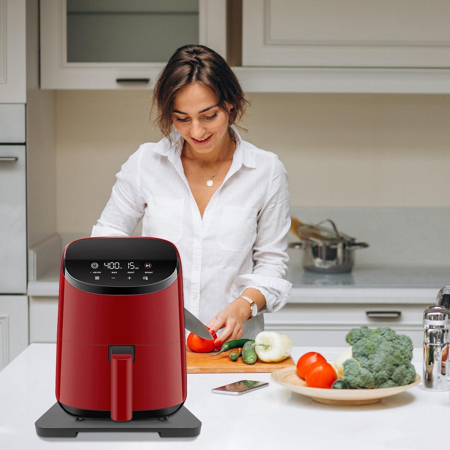 Bandeja Rodante 360° de Bambú Taladad para Cafetera Negra