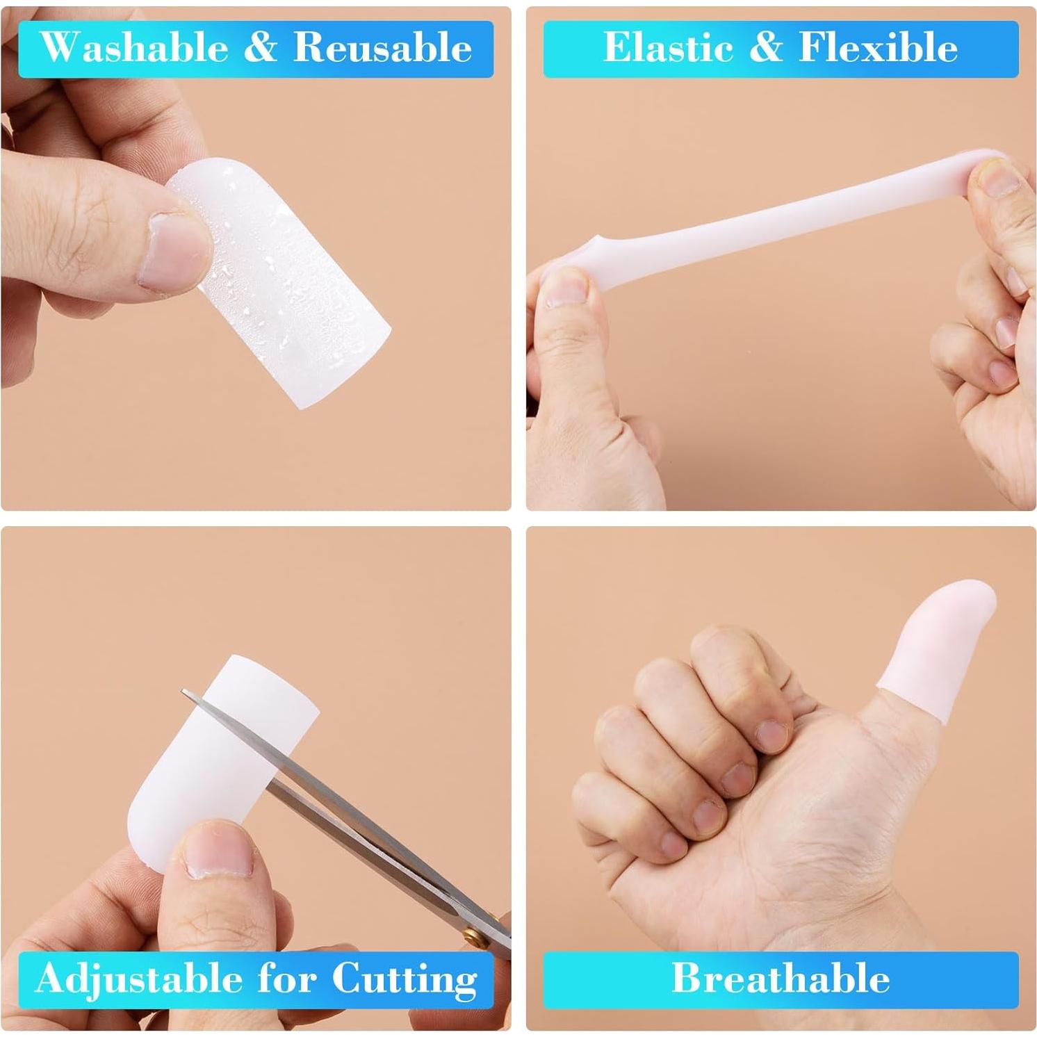 20 Protectores de Dedos de Gel ANCIRS - Soporte para Artritis