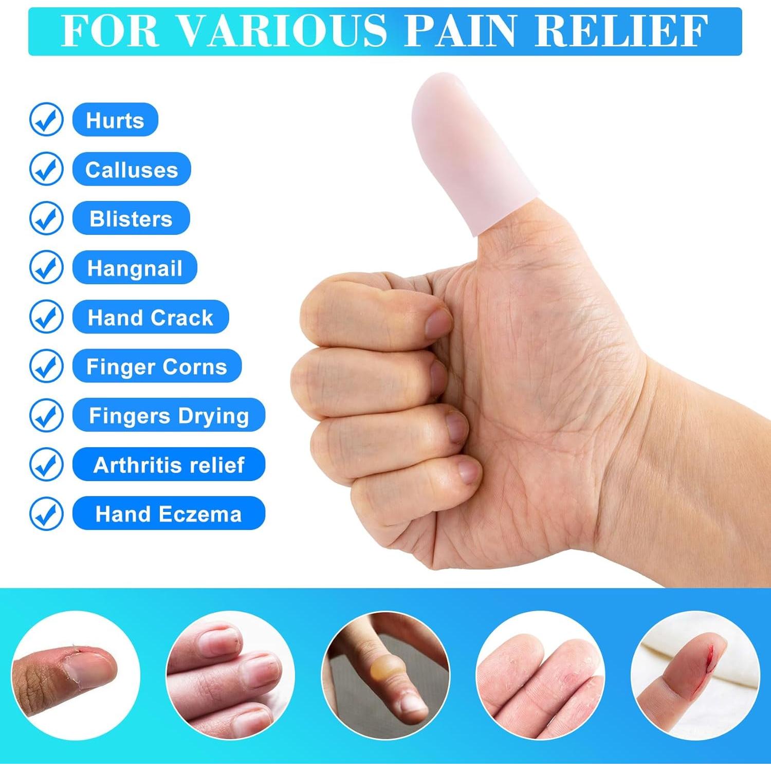 20 Protectores de Dedos de Gel ANCIRS - Soporte para Artritis