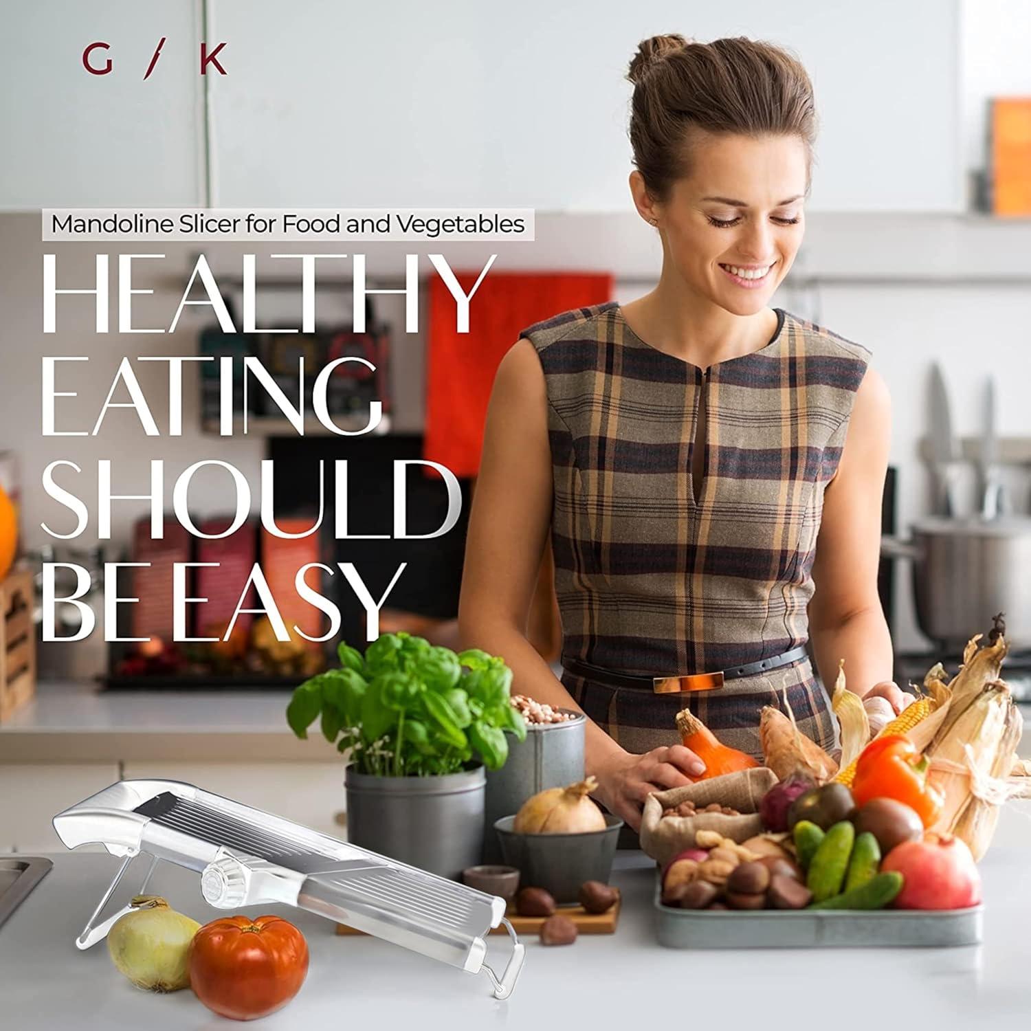 Cortador de Mandolina Ajustable Gramercy - Acero Inoxidable