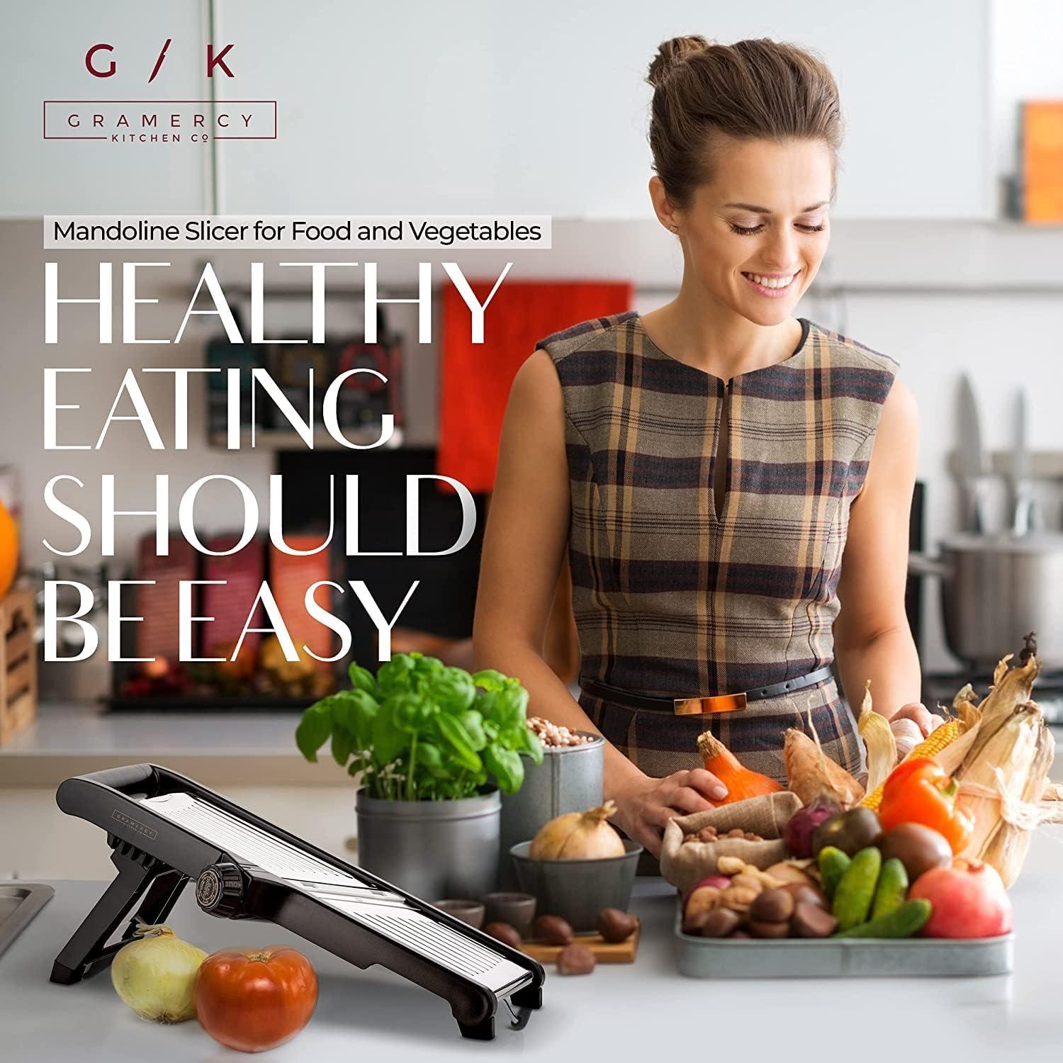 Cortador de Alimentos Mandolina Gramercy - Acero Inoxidable