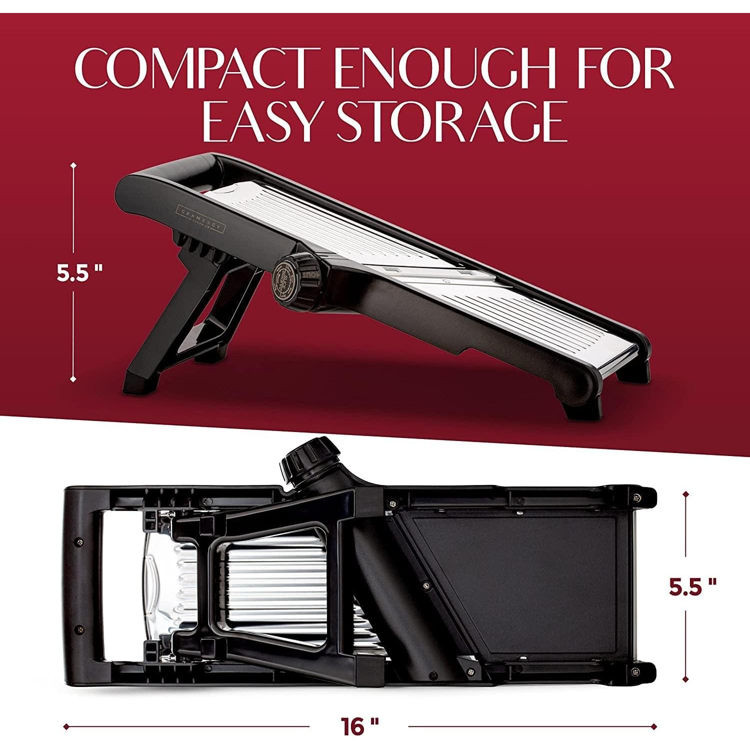 Cortador de Alimentos Mandolina Gramercy - Acero Inoxidable
