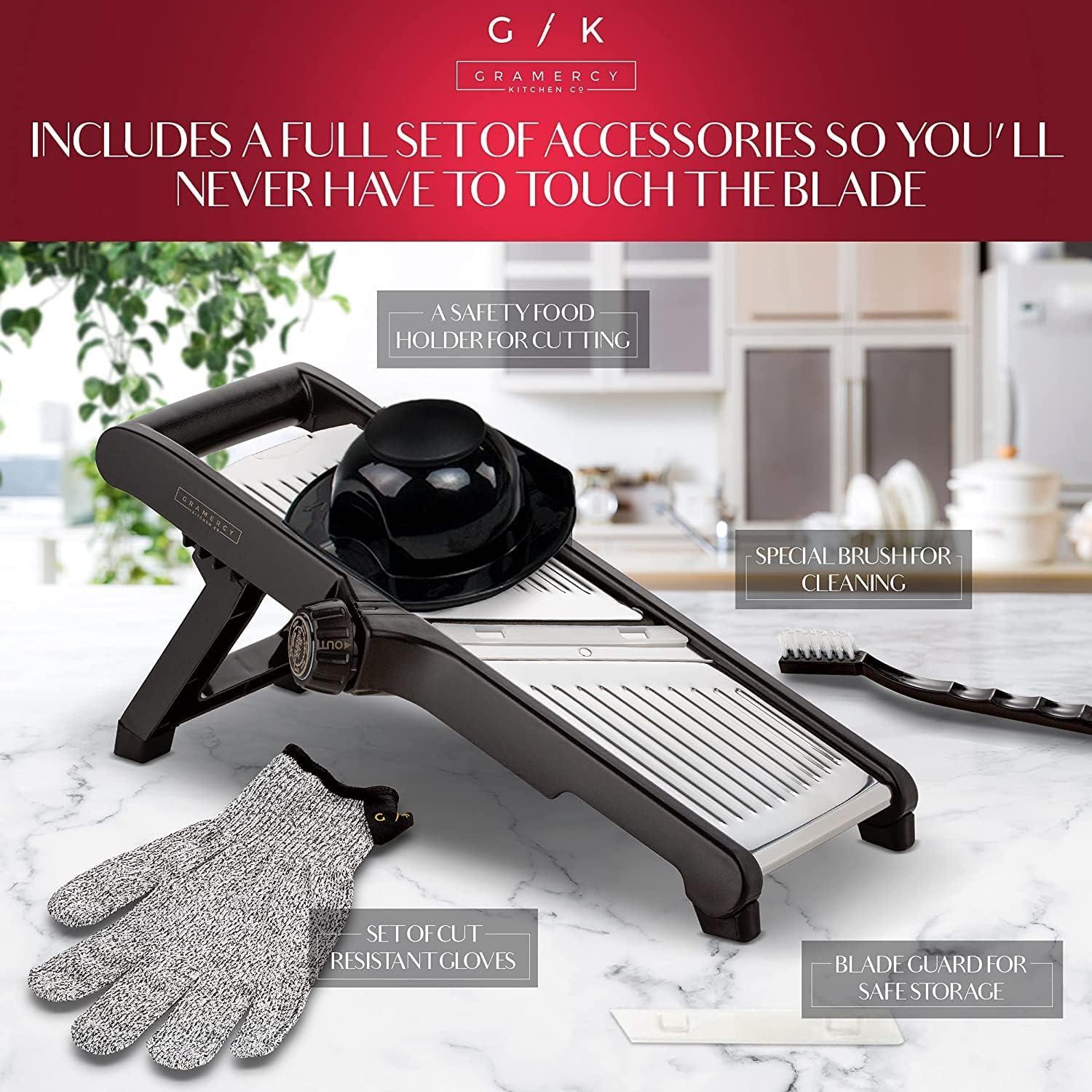 Cortador de Alimentos Mandolina Gramercy - Acero Inoxidable