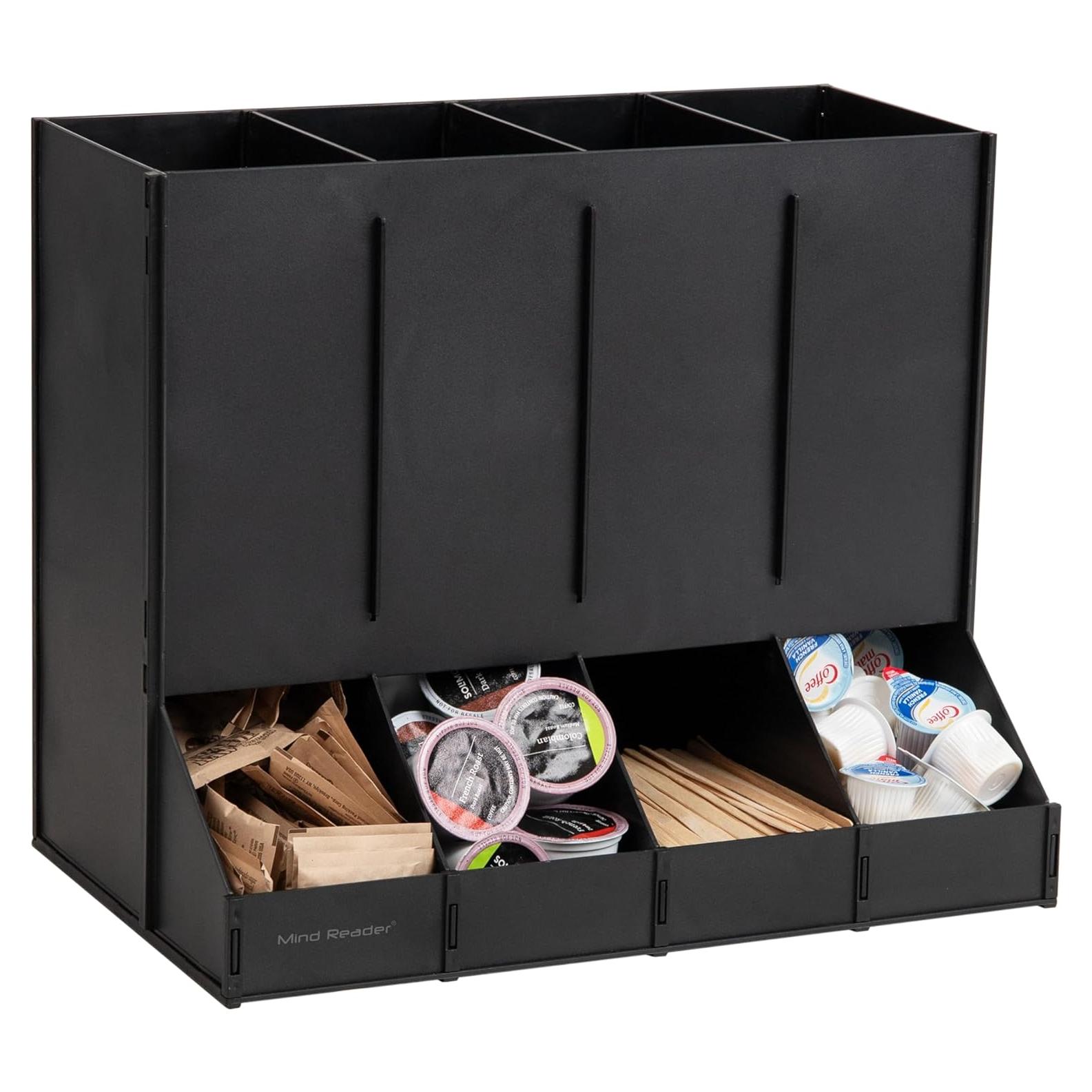 Dispensador de Cápsulas de Café Mind Reader 4 Compartimentos Negro