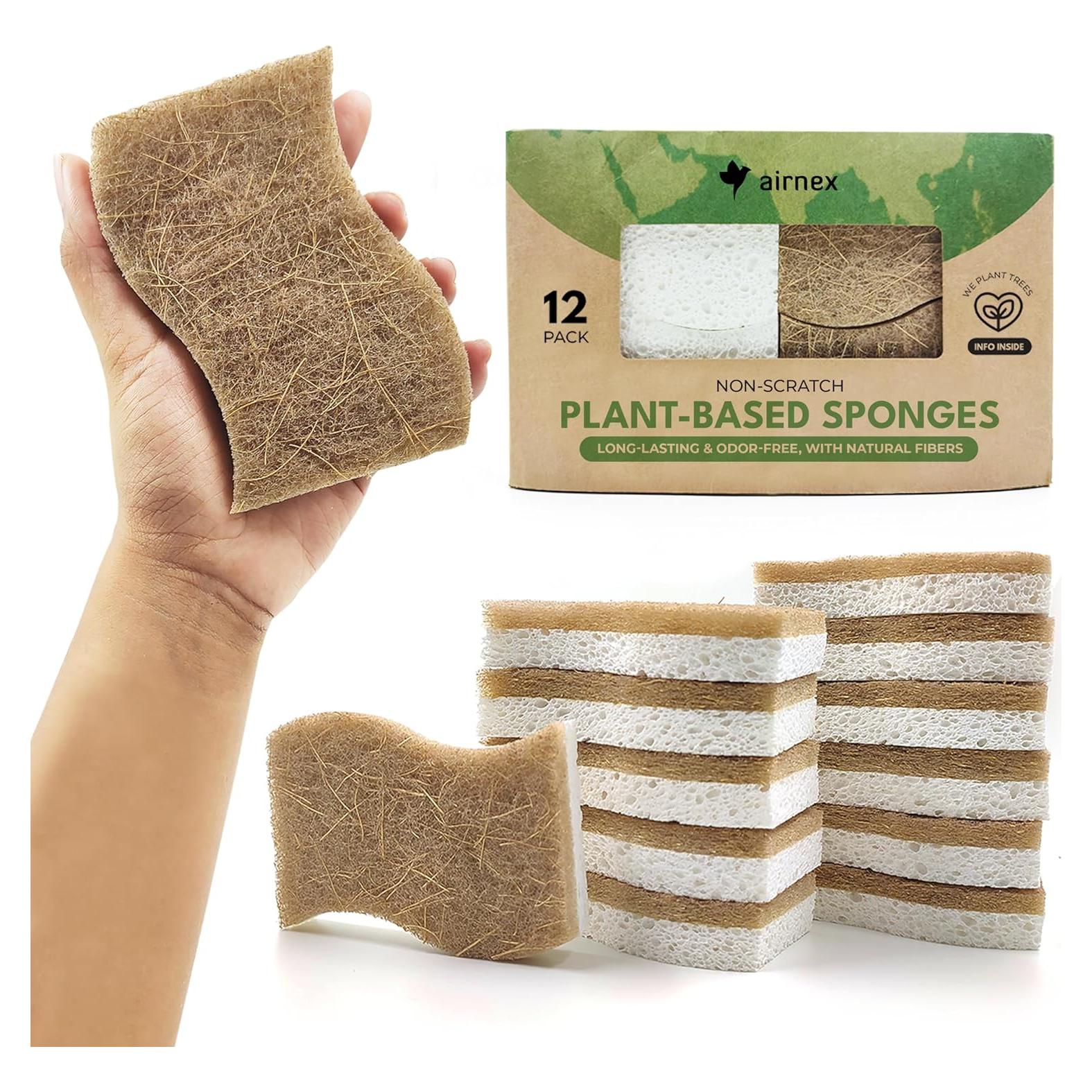 Esponjas de Cocina Ecológicas AIRNEX - 12 Unidades Biodegradables