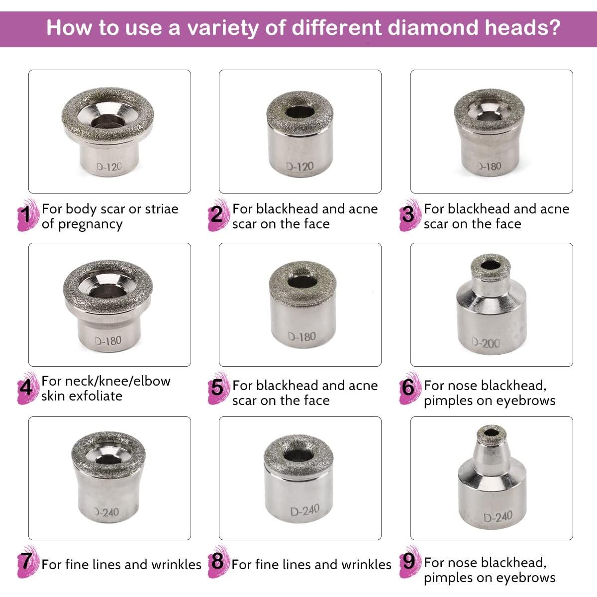 Máquina de Microdermoabrasión Yofuly, 17 Piezas, 65-68 cmHg