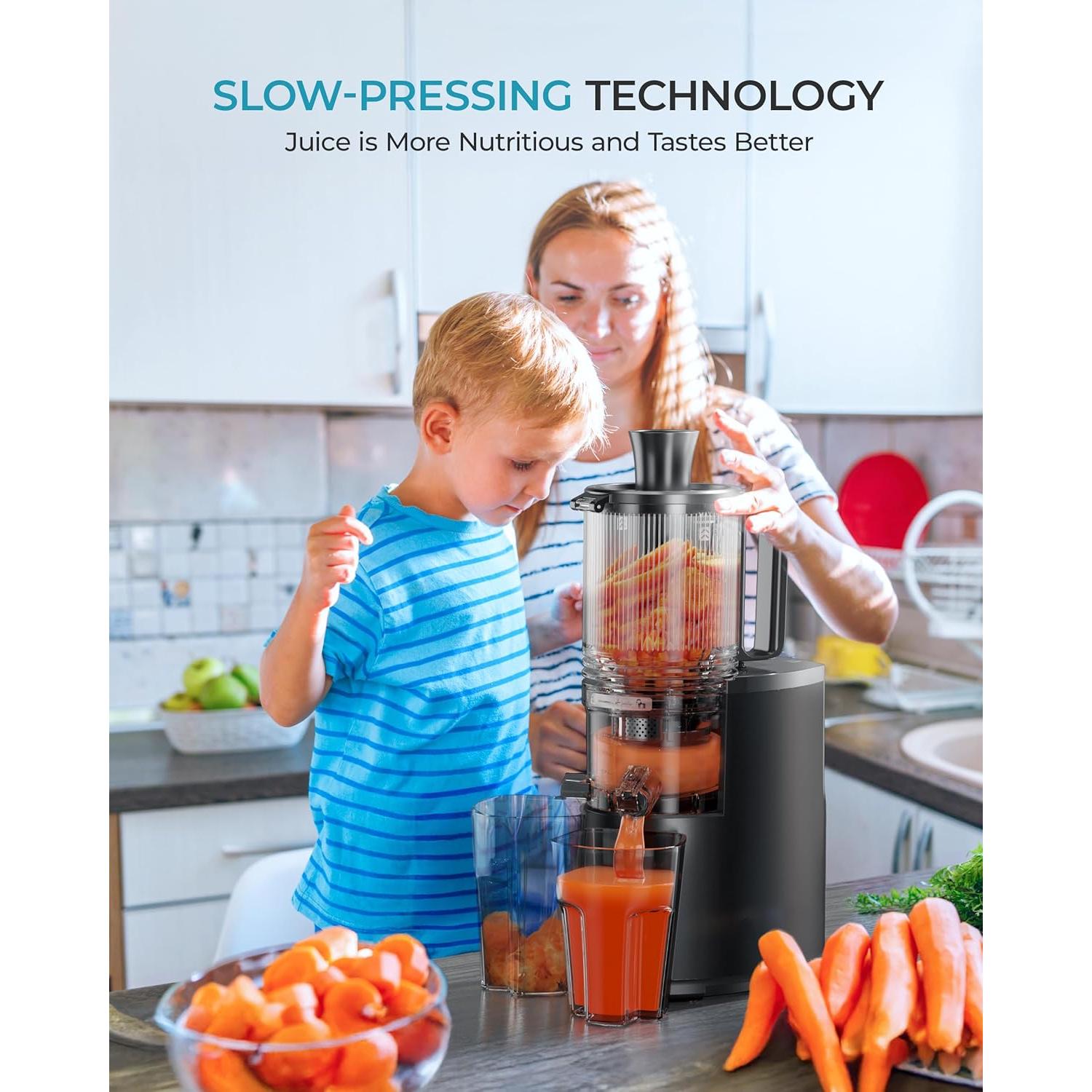 Extractor de Jugo EUHOMY MJ-01H 250W 2L Fácil Limpieza