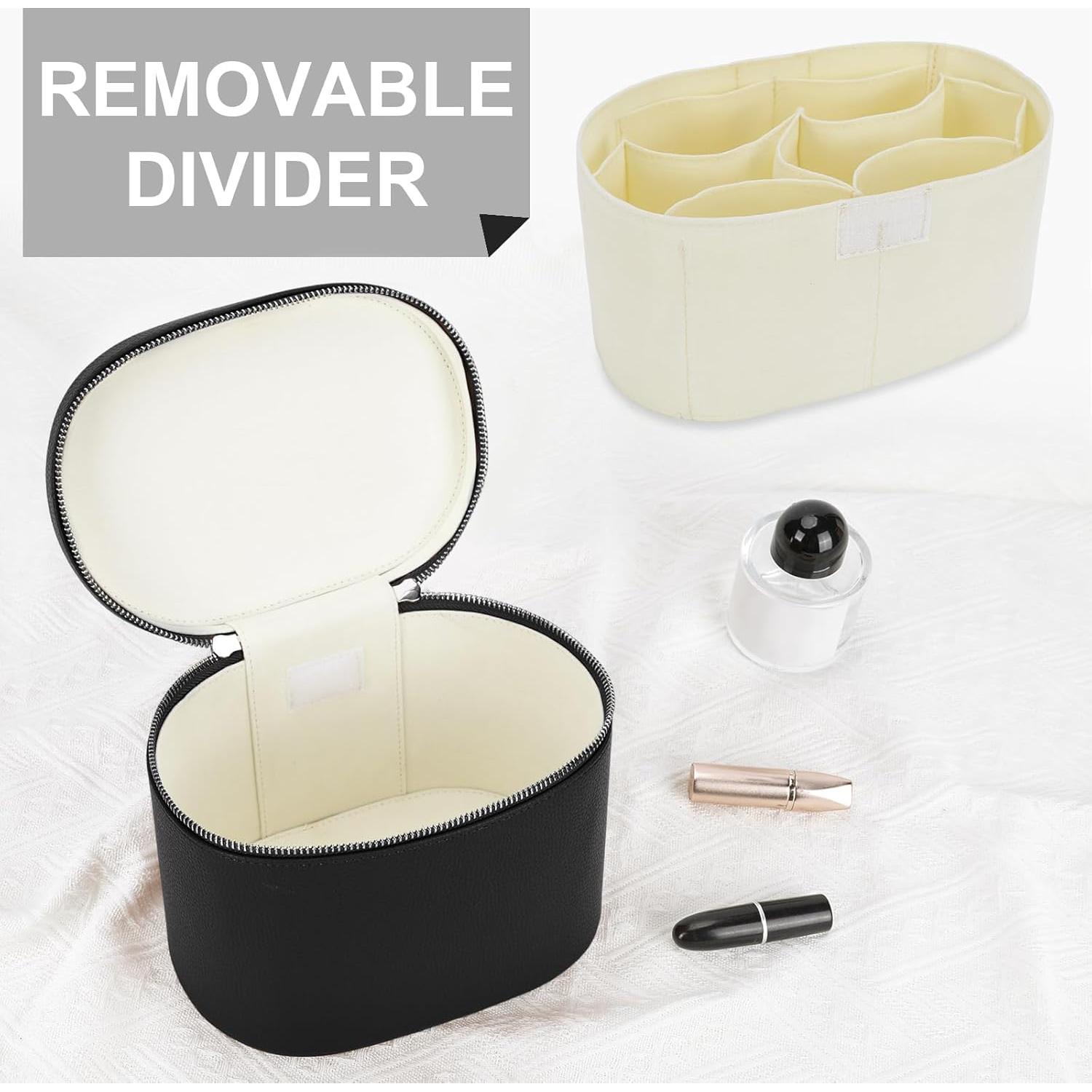 Bolsa de Maquillaje Estuche Organizador YFGBCX Negro 20x15x14cm