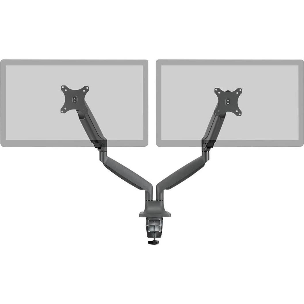 Soporte Doble para Monitor Monoprice Ajustable 15-34" Negro