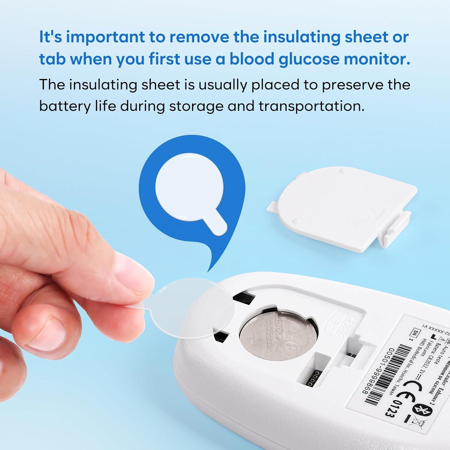 Kit Monitor Glucosa Easy@Home - 100 Tiras y Lancetas