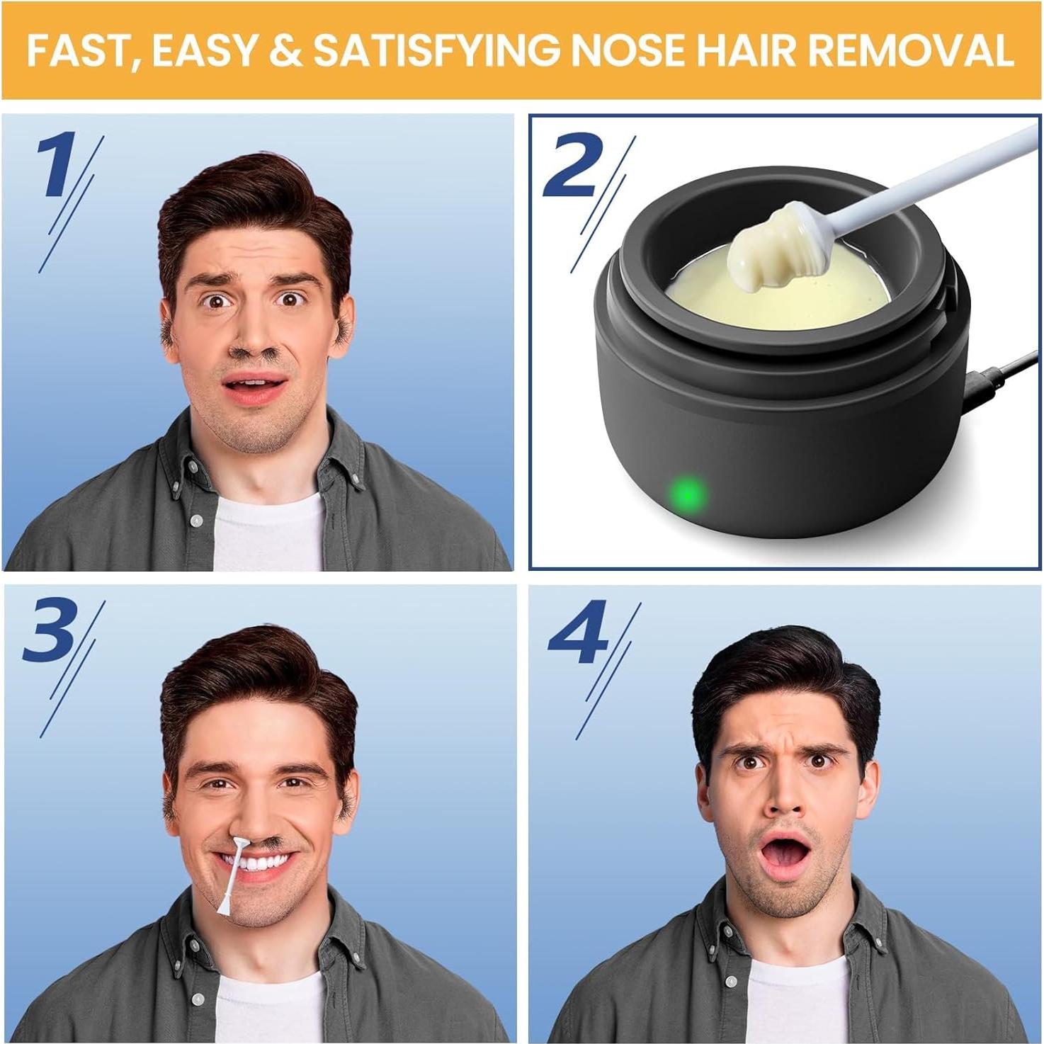 Kit de Cera para Nariz Suerbeaty - 100g, 30 Aplicadores, USB