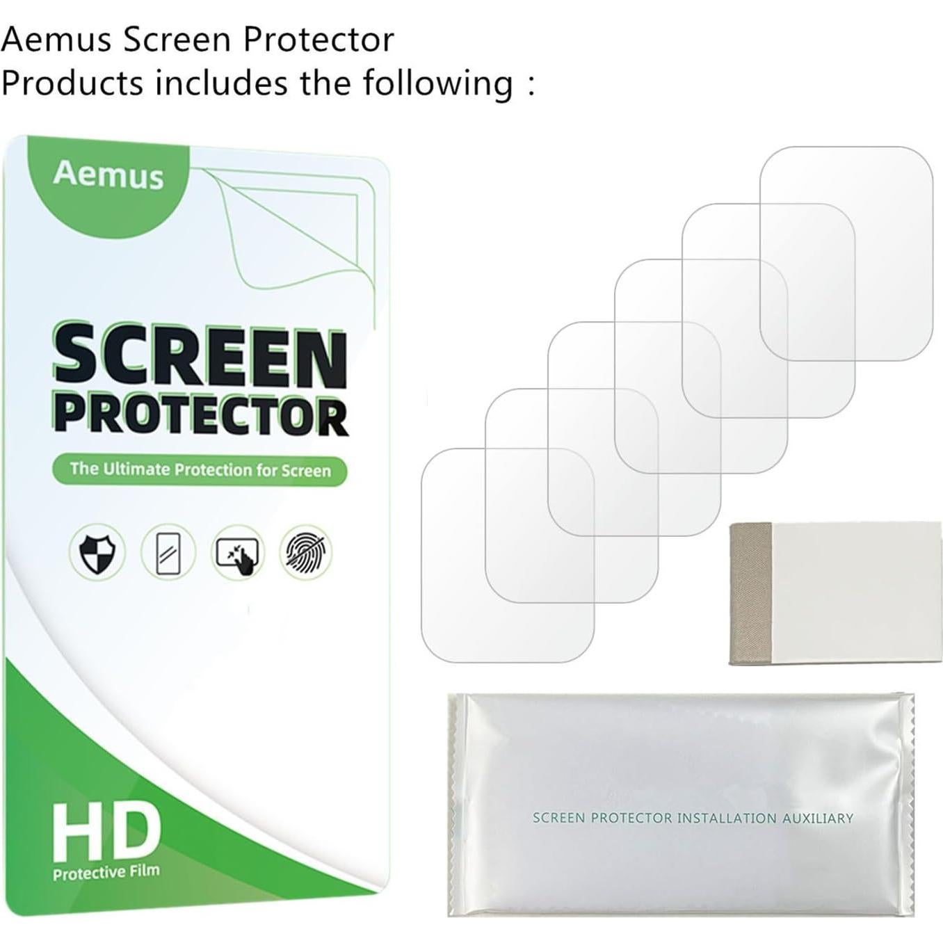 Protector de Pantalla Aemus para Reloj IDW26 1.83" TPU HD