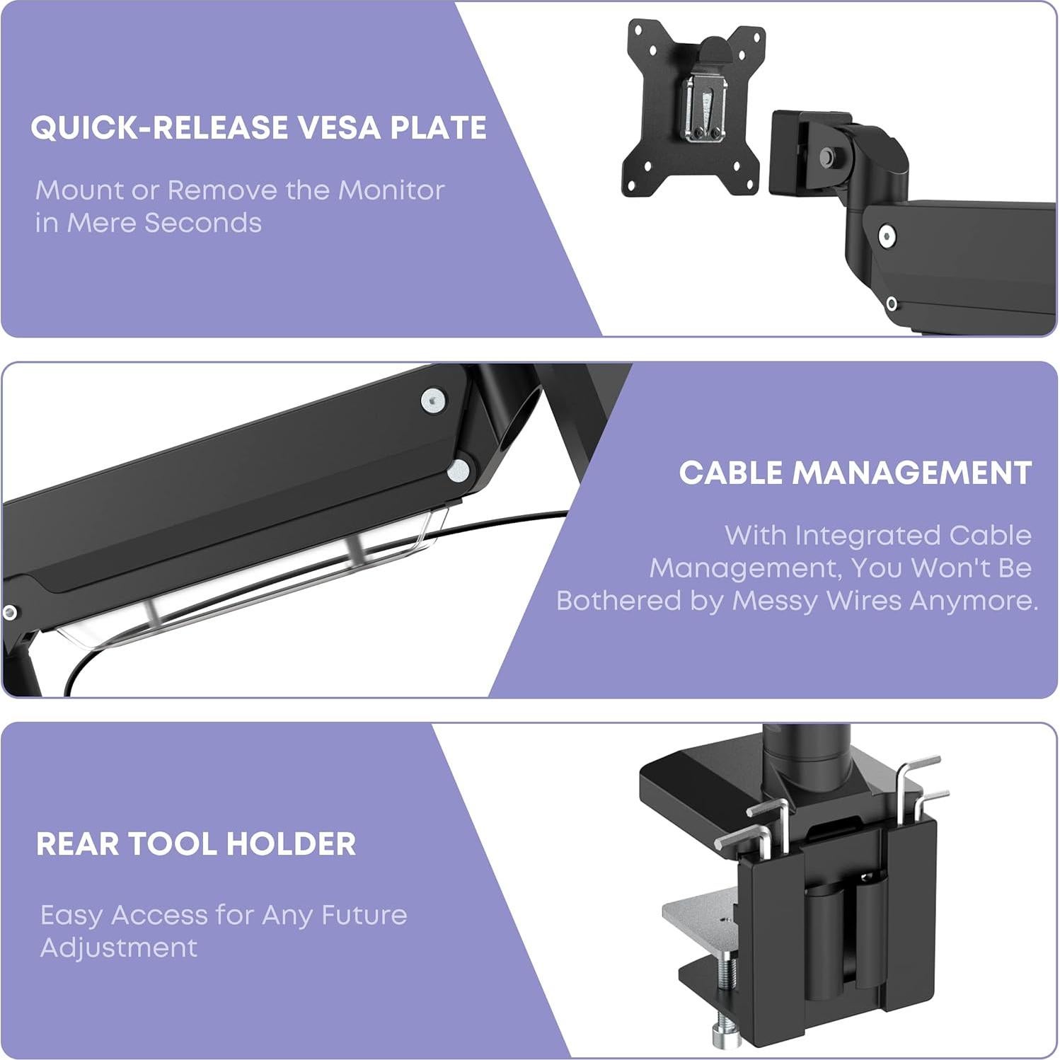 Soporte de Monitor IMtKotW para Pantallas Ultrawide 49"