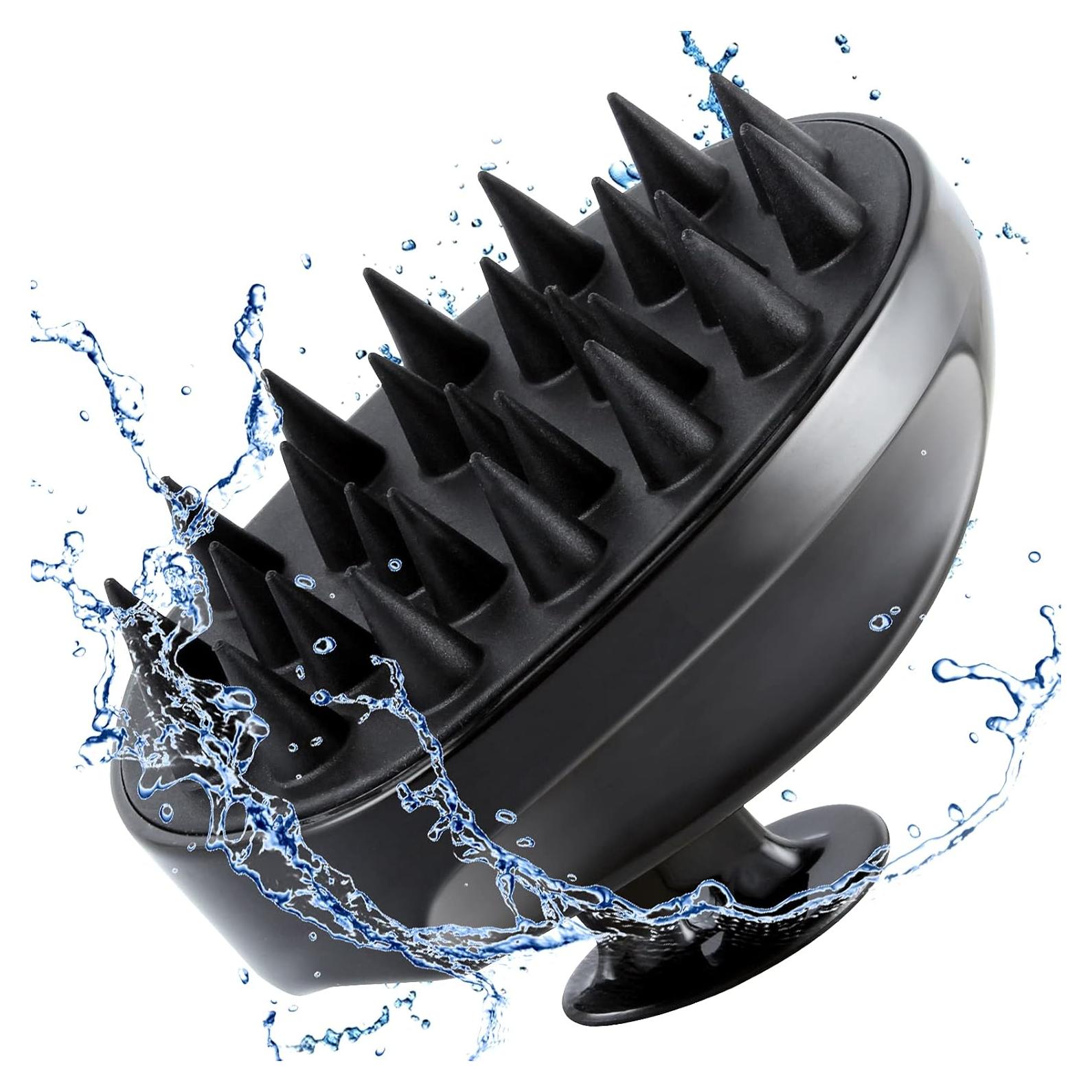 Cepillo Masajeador de Cuero Cabelludo Sosoon Negro 12.7cm