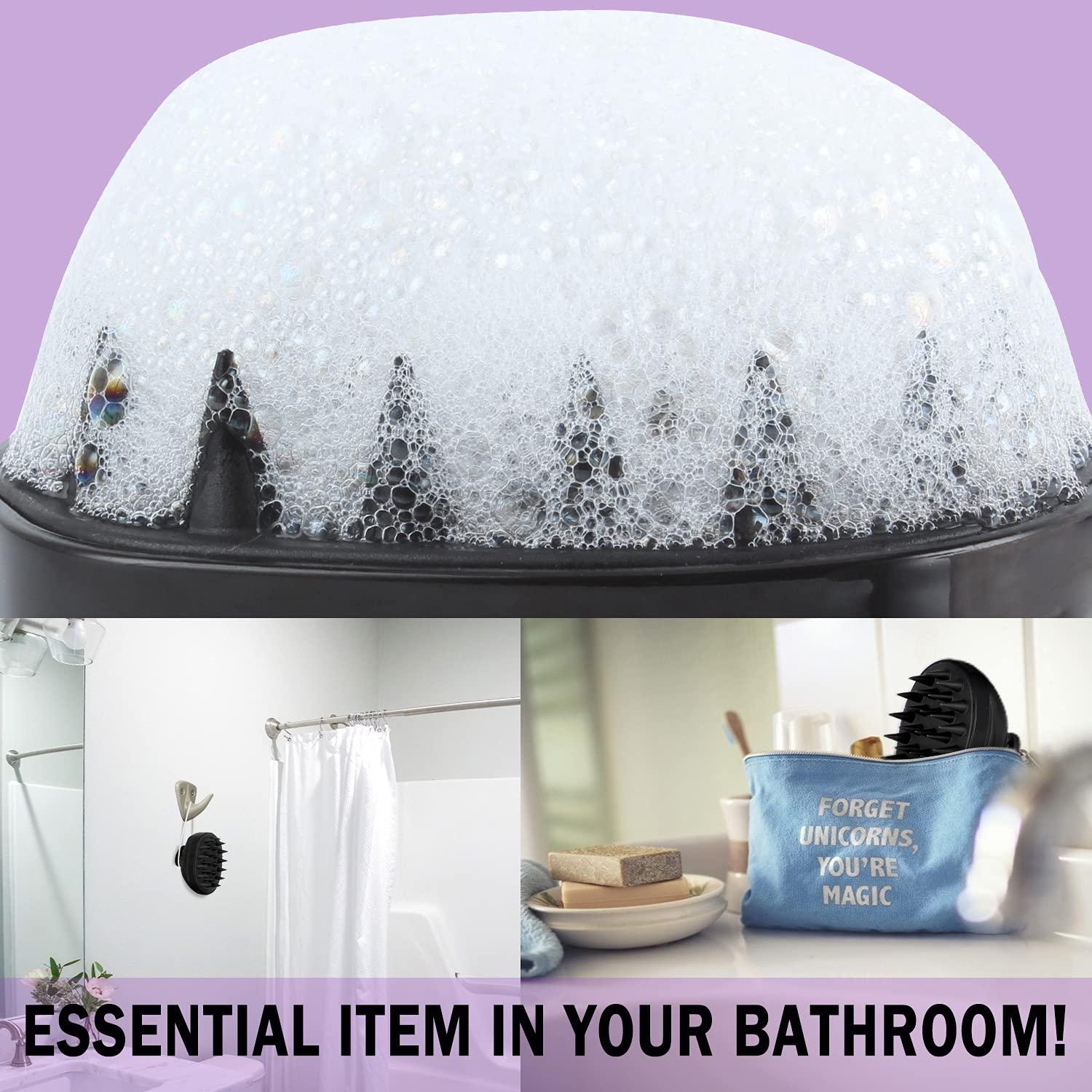 Cepillo Masajeador de Cuero Cabelludo Sosoon Negro 12.7cm