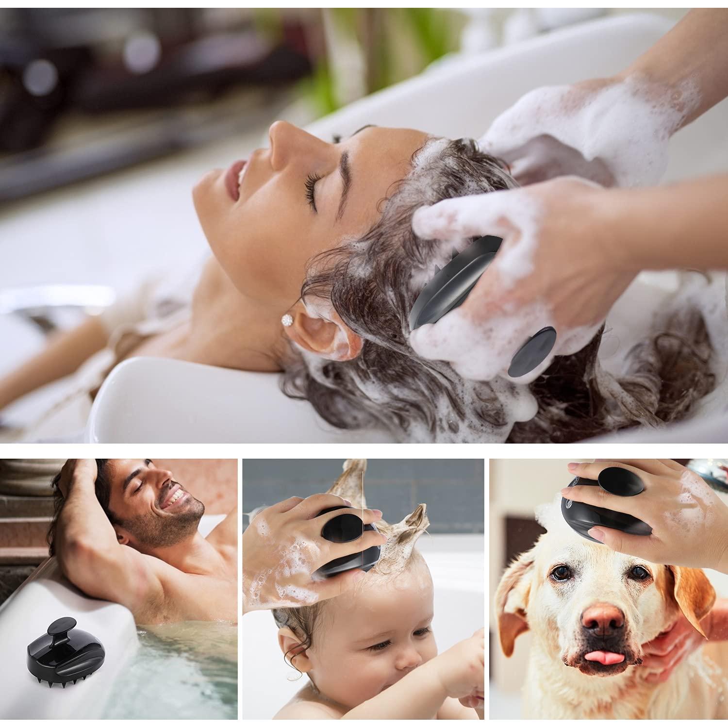 Cepillo Masajeador de Cuero Cabelludo Sosoon Negro 12.7cm