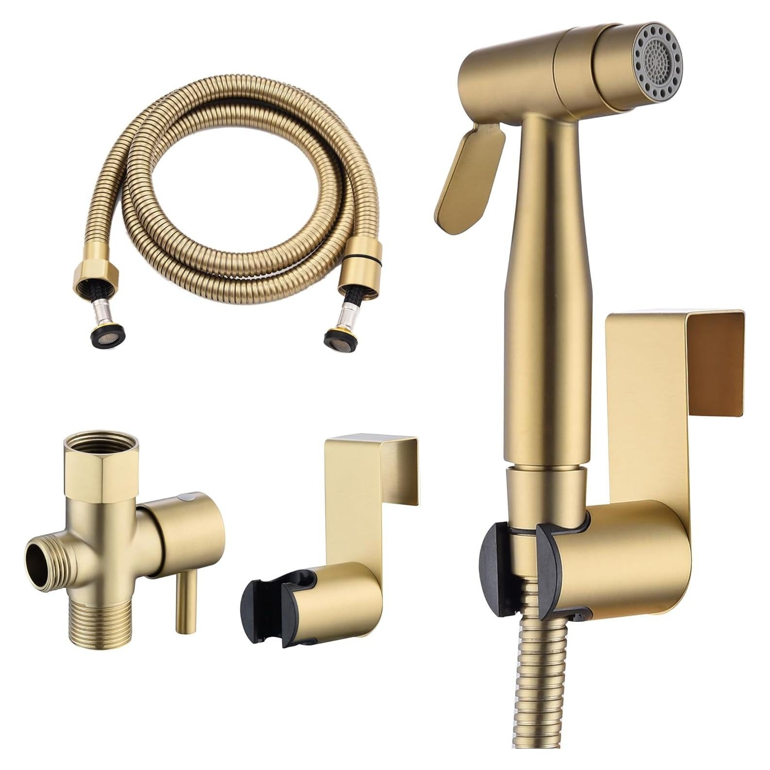 Rociador de Bidet Senhozi Acero Inoxidable Dorado 119 cm