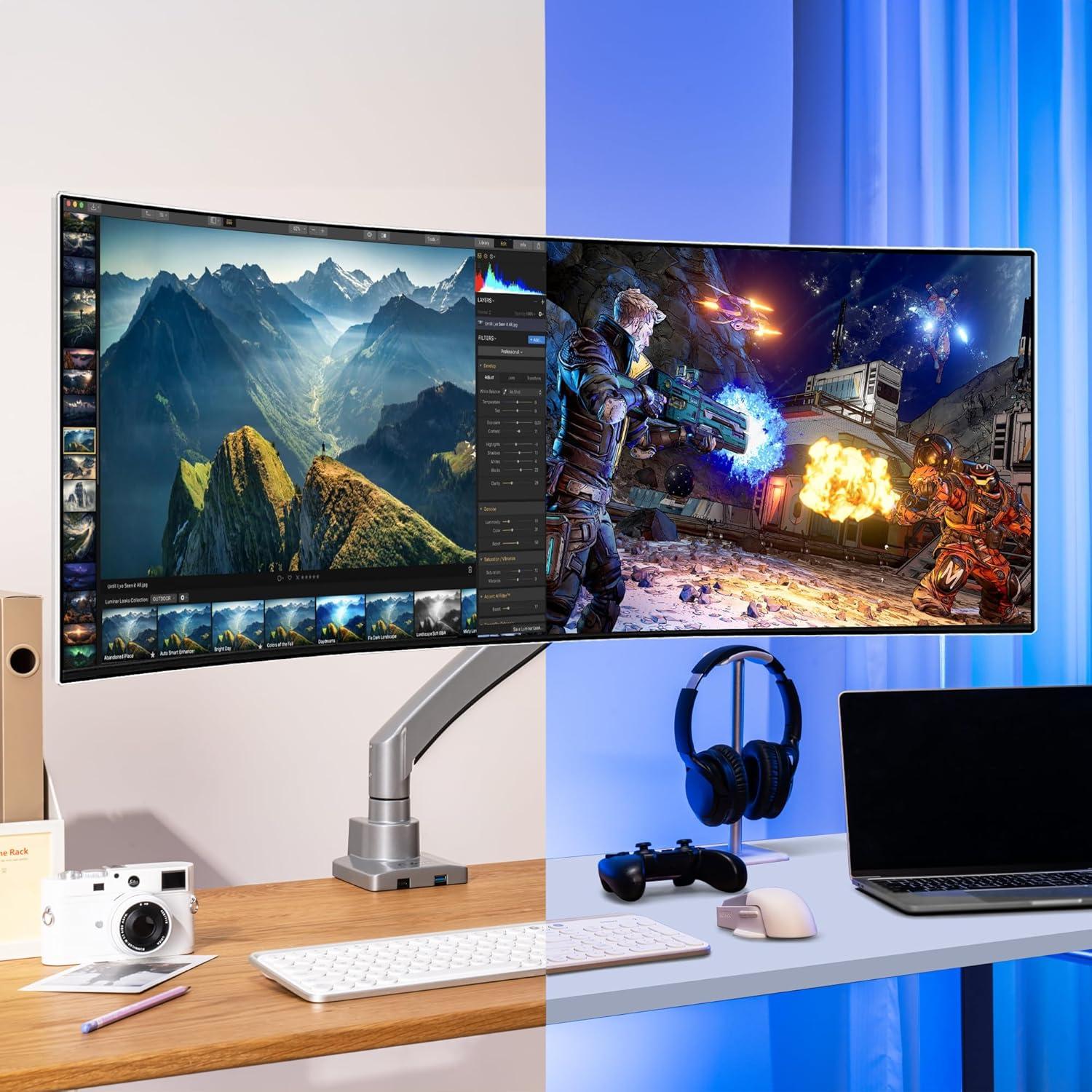 Soporte de Monitor AVLT para Pantallas de 17 a 57" Gris