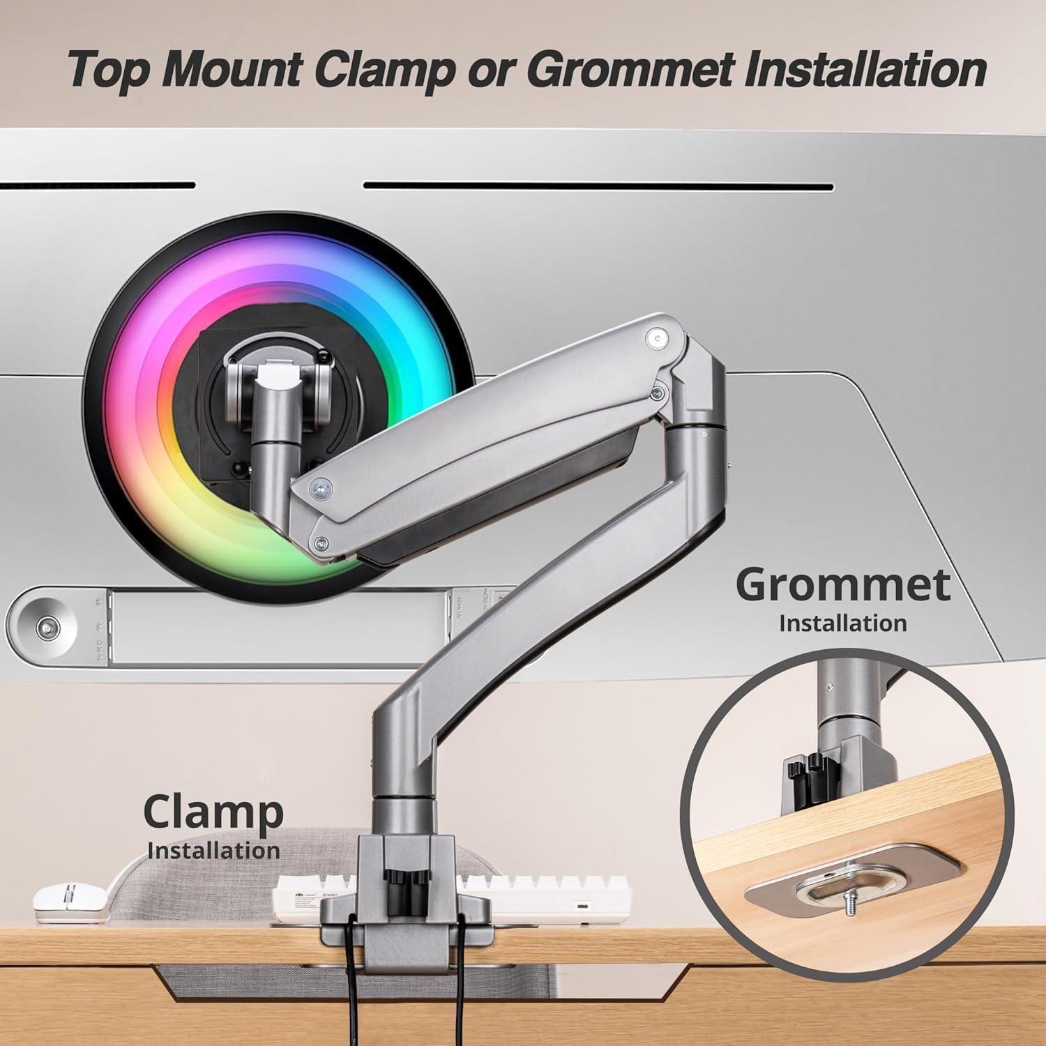 Soporte de Monitor AVLT para Pantallas de 17 a 57" Gris
