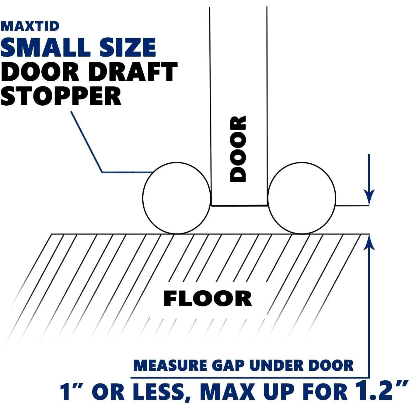 MAXTID Bloqueador de Corrientes de Aire para Puertas 30" Marrón