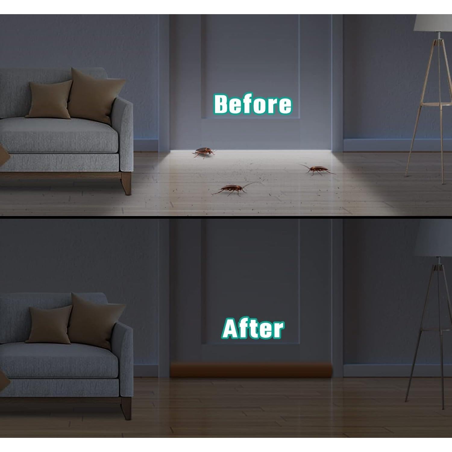 MAXTID Bloqueador de Corrientes de Aire para Puertas 30" Marrón