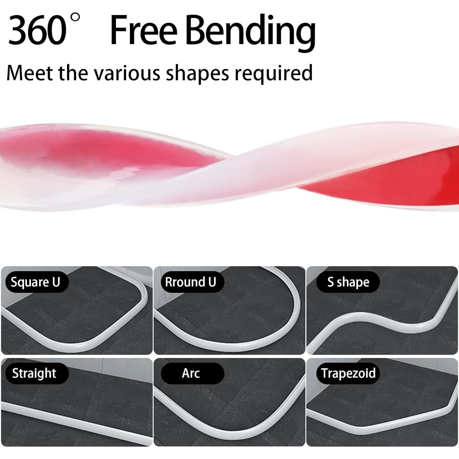 Umbral de Ducha Plegable Raycity 99cm Silicona Impermeable