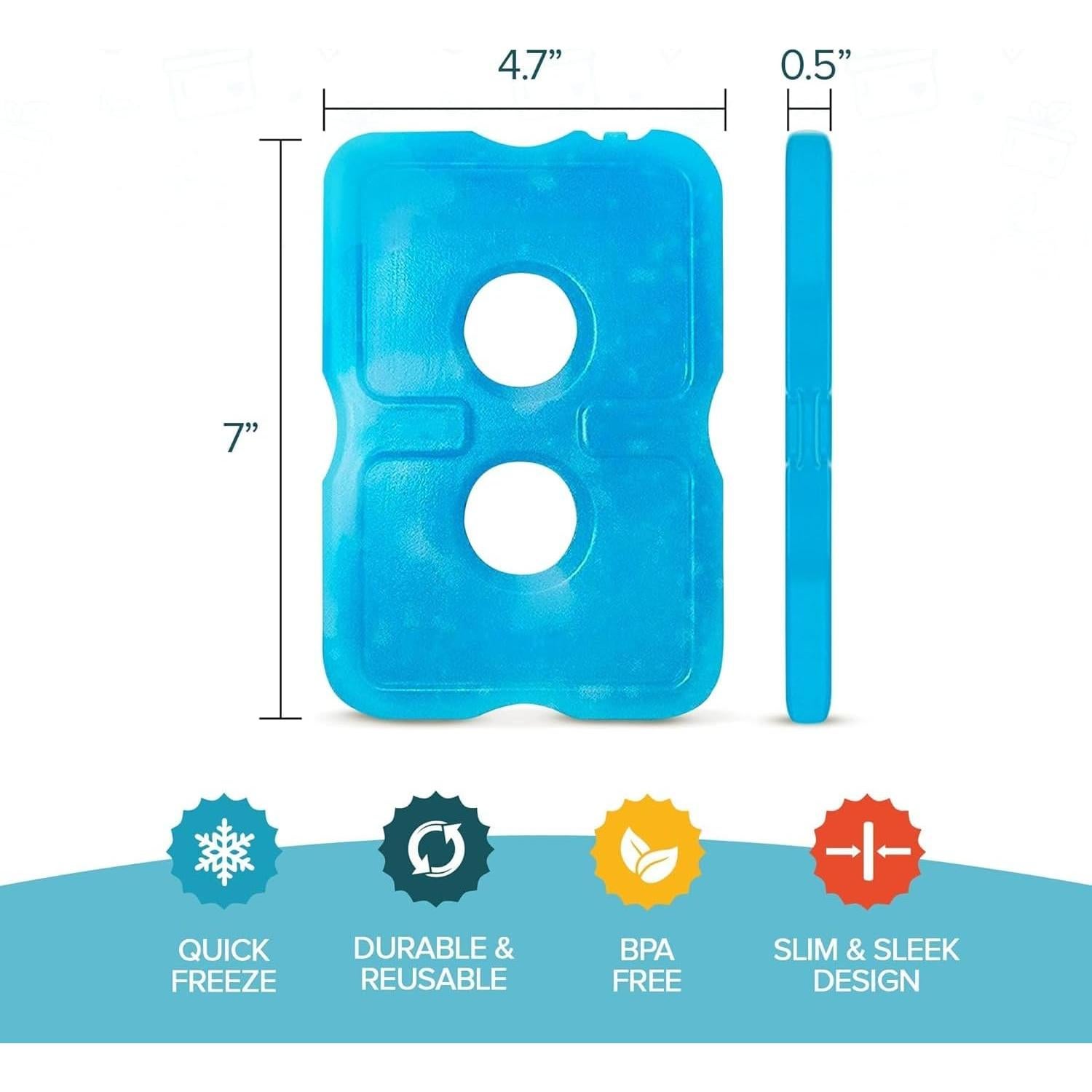 Paquete de Hielo Reutilizable Healthy Packers - 10 Unidades