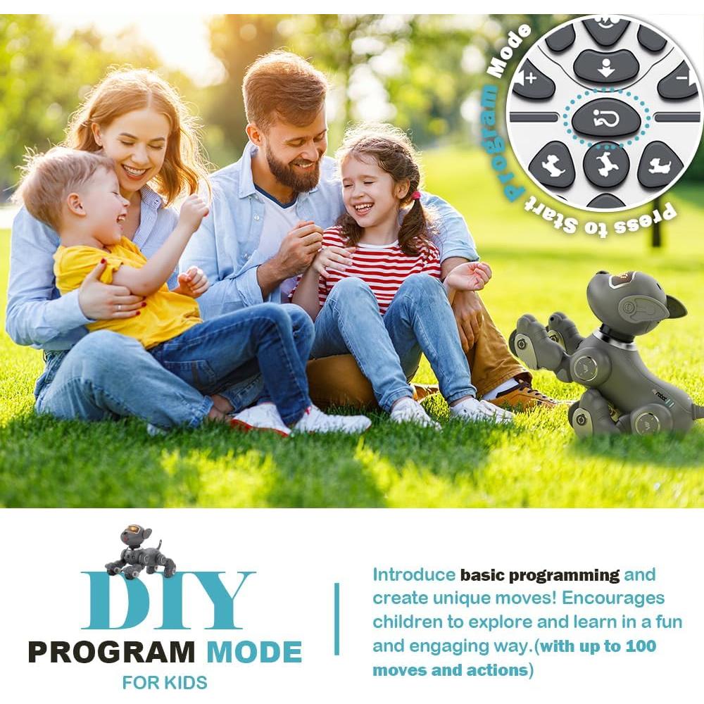 Robot Perro VATOS Interactivo con Control Remoto y Voz