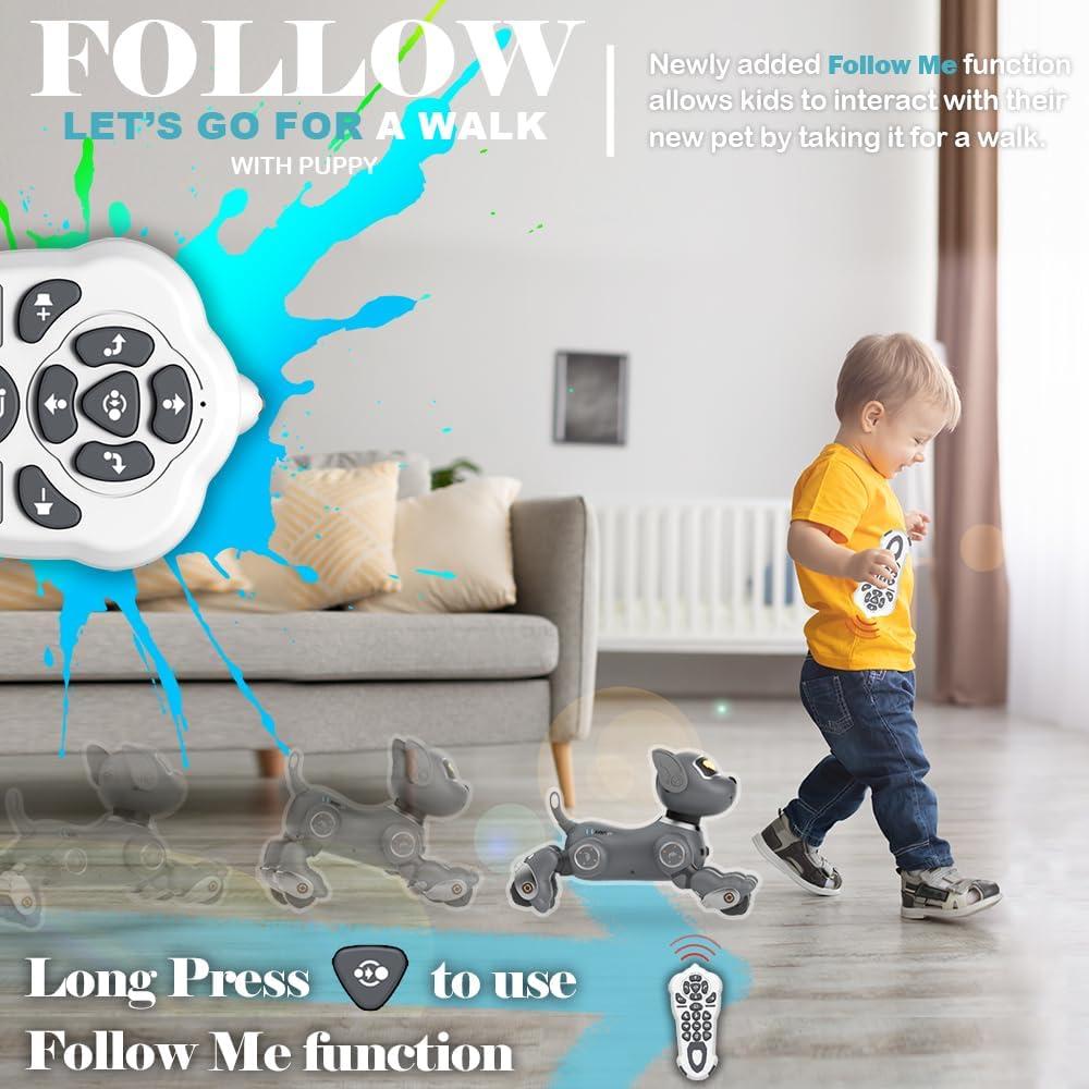 Robot Perro VATOS Interactivo con Control Remoto y Voz