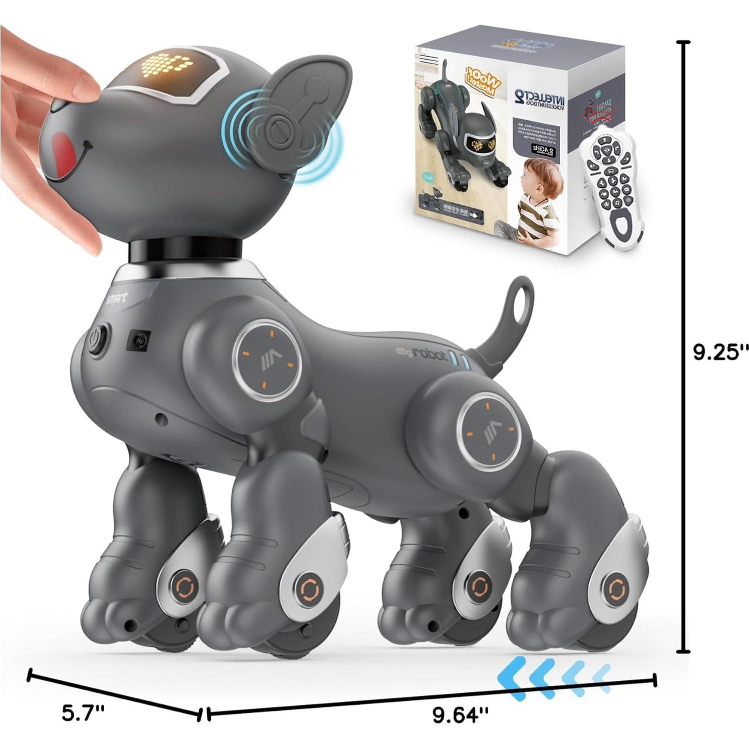 Robot Perro VATOS Interactivo con Control Remoto y Voz