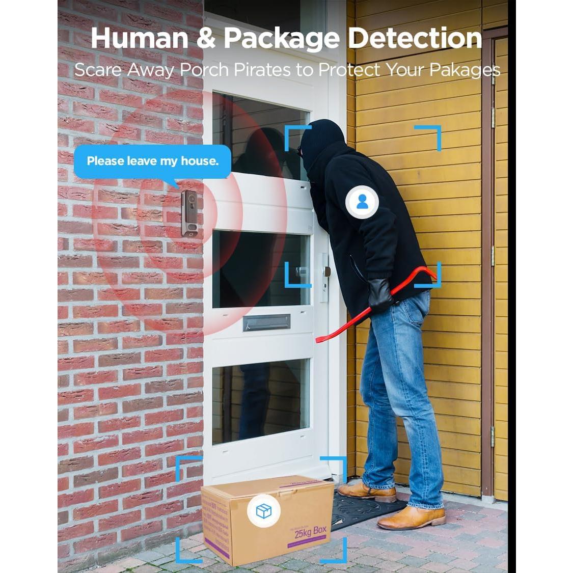 Videoportero Inalámbrico Zhongshanjixinsuoxin 2K Doble Cámara