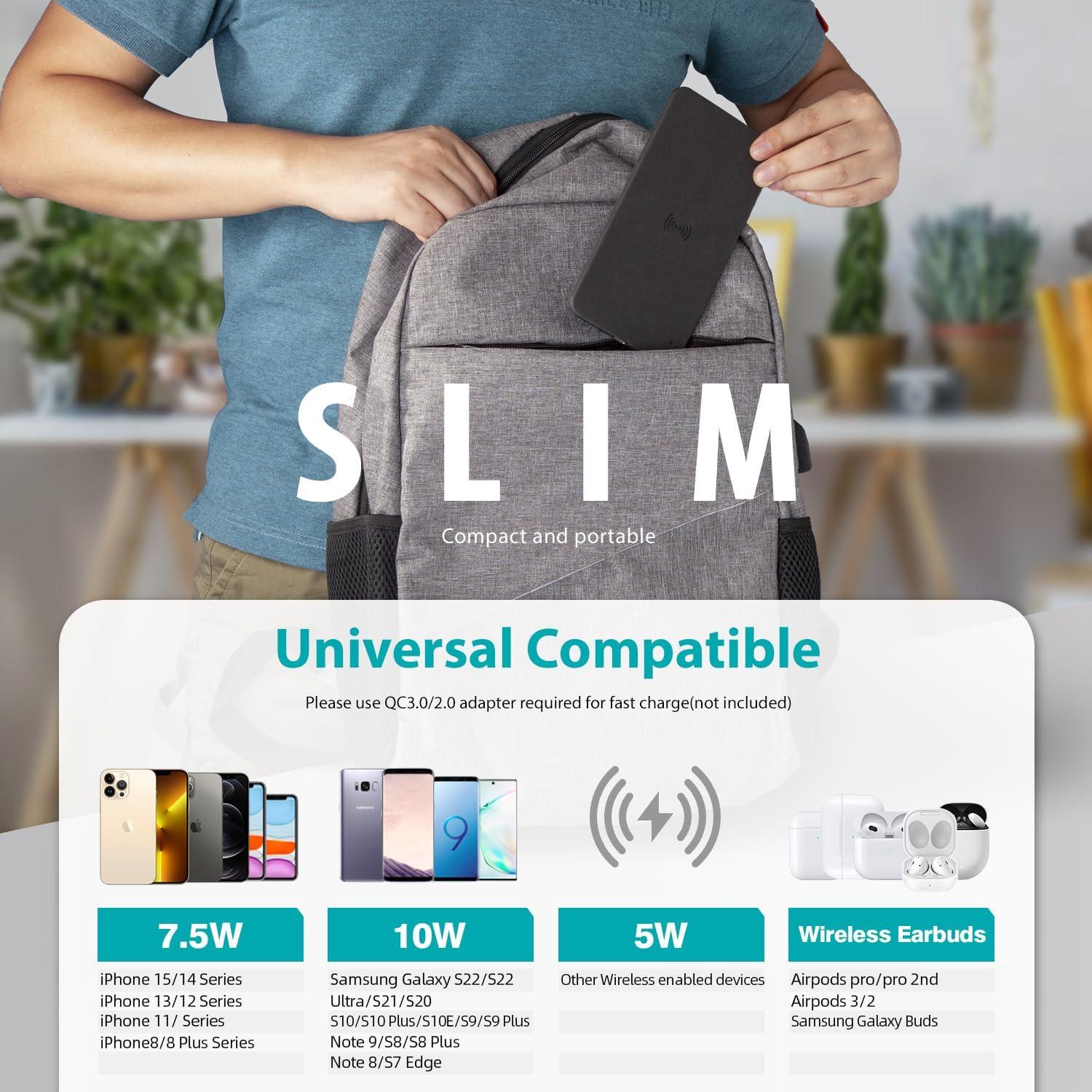 Bandeja de Valet con Carga Inalámbrica Future Charger - Negro