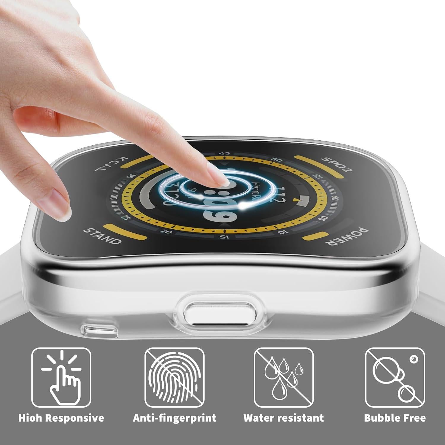 Funda Protectora TPU para Reloj Amazfit Bip 5 - Azul Marino