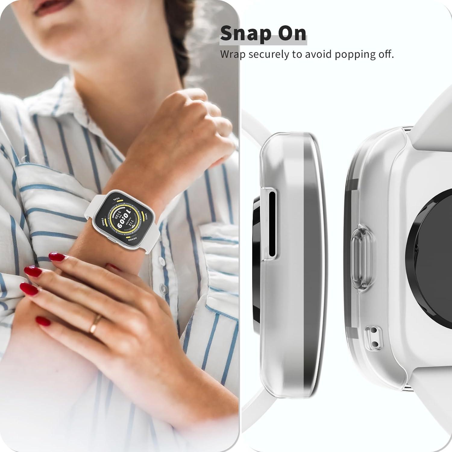 Funda Protectora TPU para Reloj Amazfit Bip 5 - Azul Marino