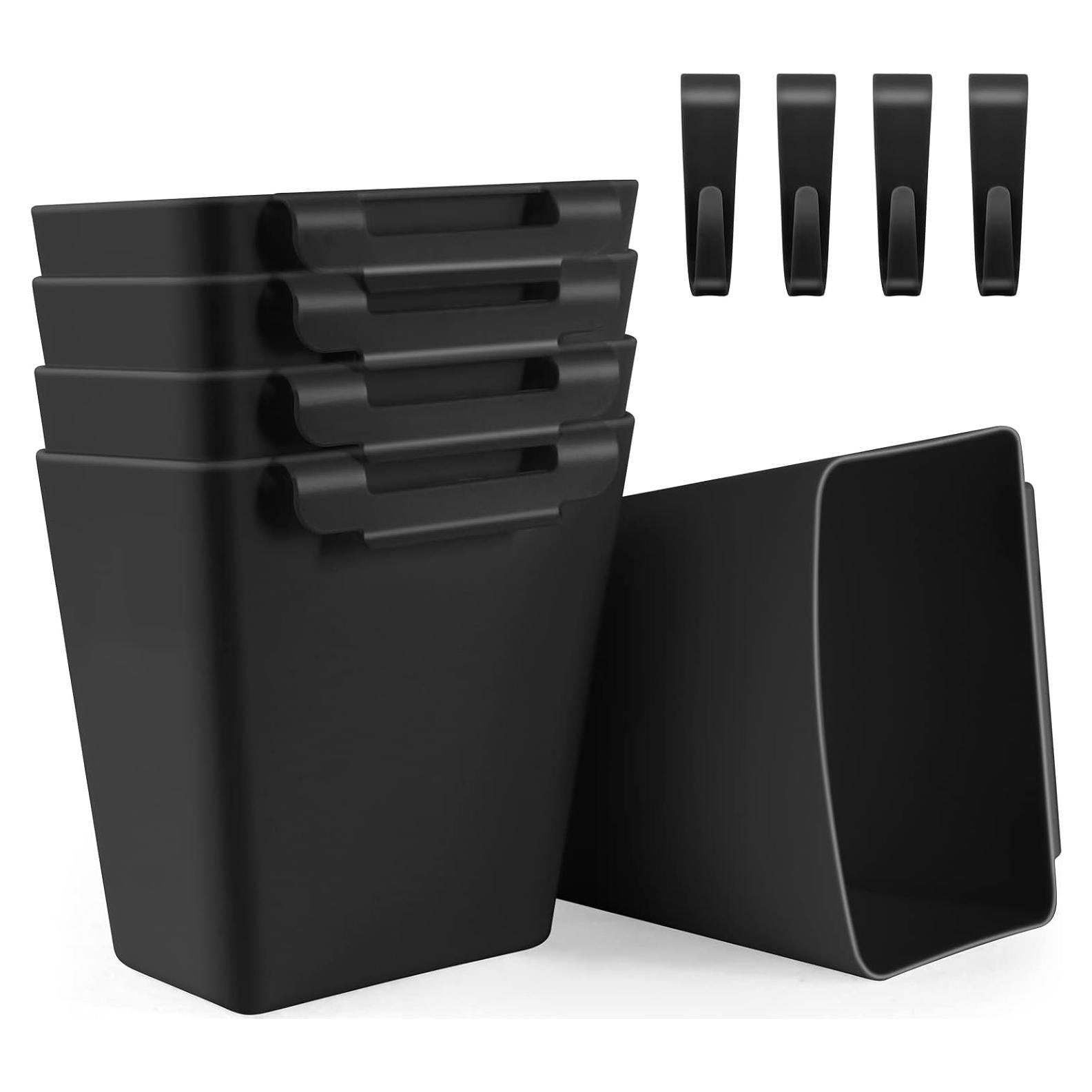5 Soportes Colgantes para Tazas LEZIOA - Organizador Negro