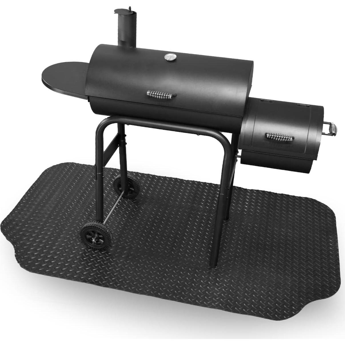 Alfombra Protectora GrillTex 76.2x121.9cm Negra para Parrillas