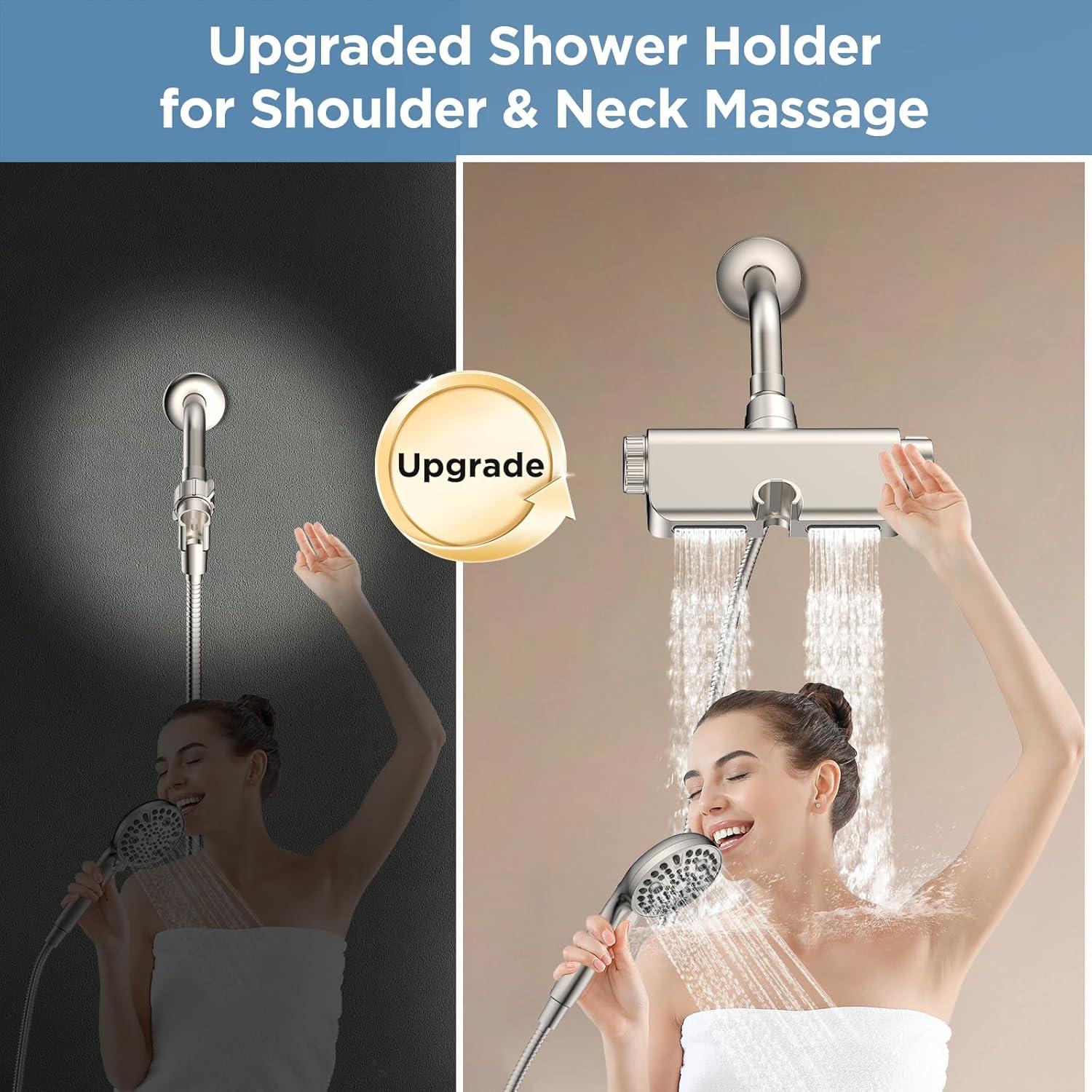 Cabezal de Ducha Filtrado MakeFit con Manguera 200 cm 10 Modos