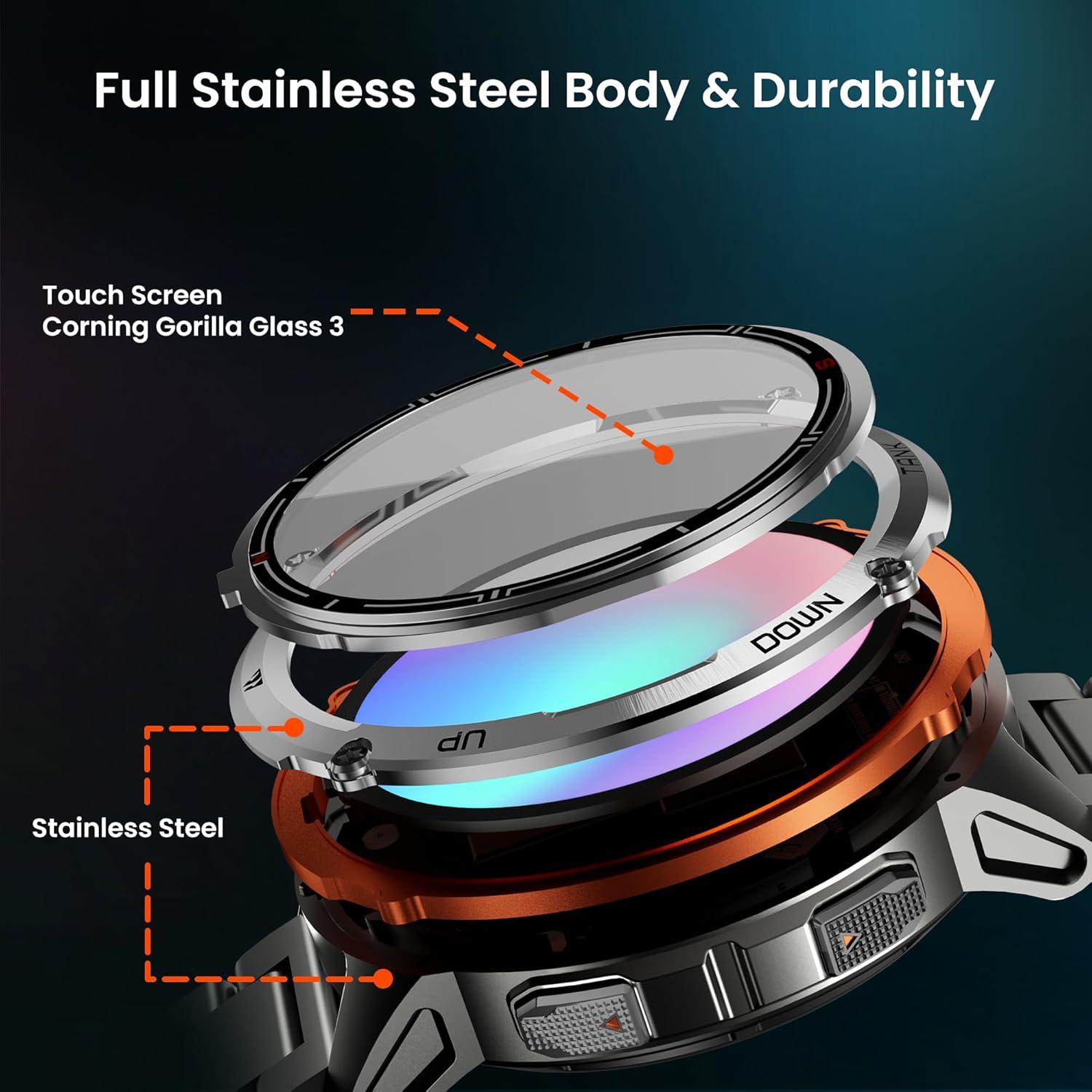 Reloj Inteligente KOSPET Tank T3 Ultra 2 GPS Hombre Acero