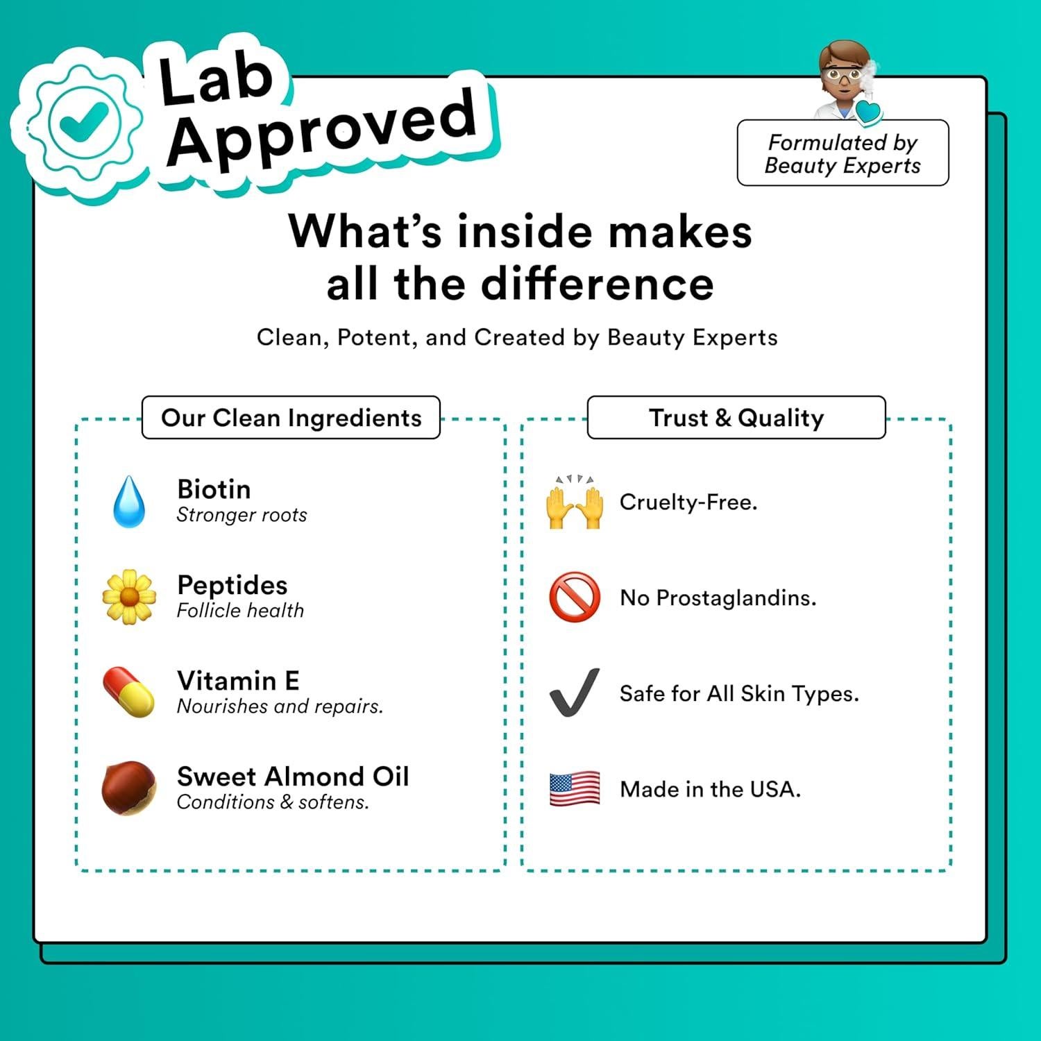 Suero de Cejas NuOrganic Cosmic Brow 8.8 ml - Crecimiento Natural