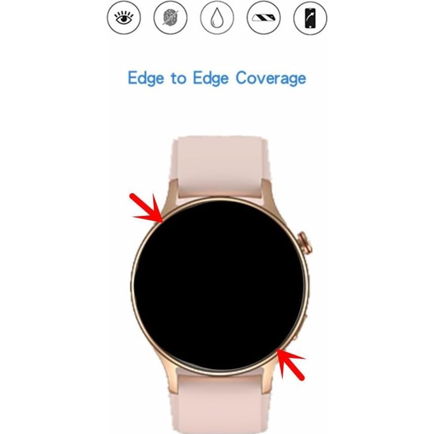 Protector de Pantalla MIHENCE para Reloj AR-01 GTX18 6 PCS