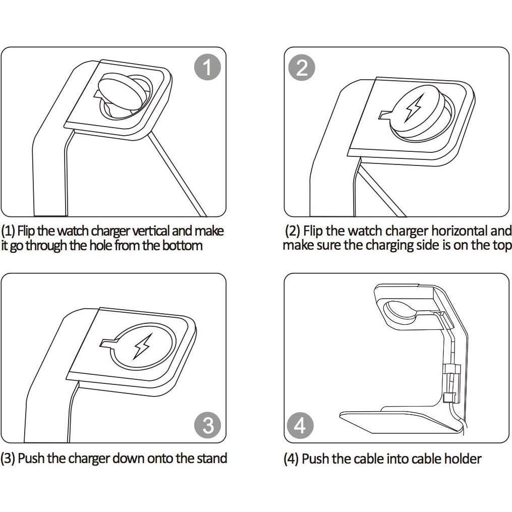 Soporte de Reloj Tranesca para Relojes Inteligentes Gris