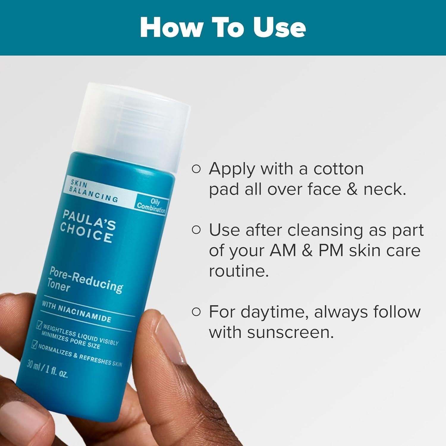 Tónico Facial Reductor de Poros Paula's Choice 29.57 ml